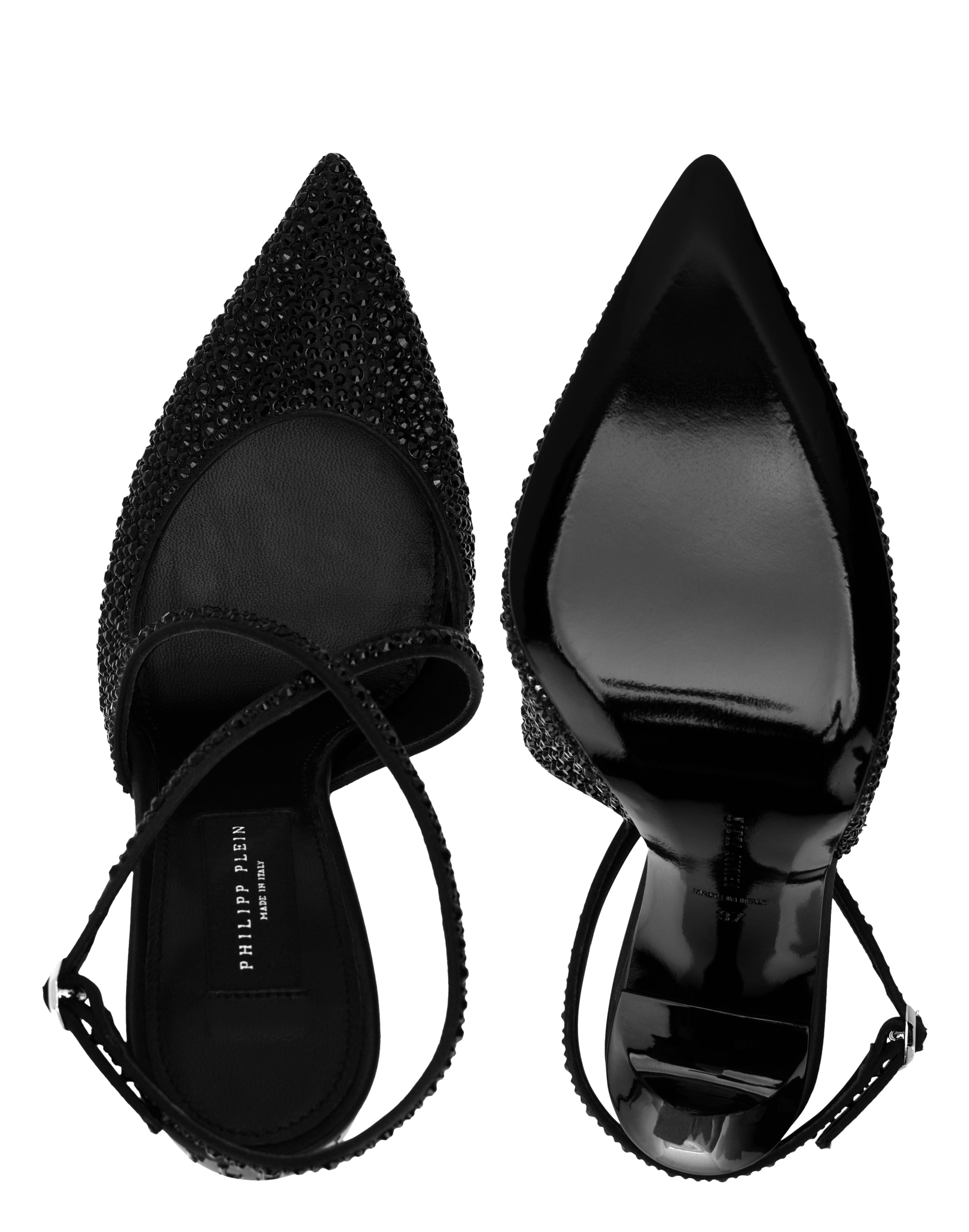 Slingback Shoes Strass