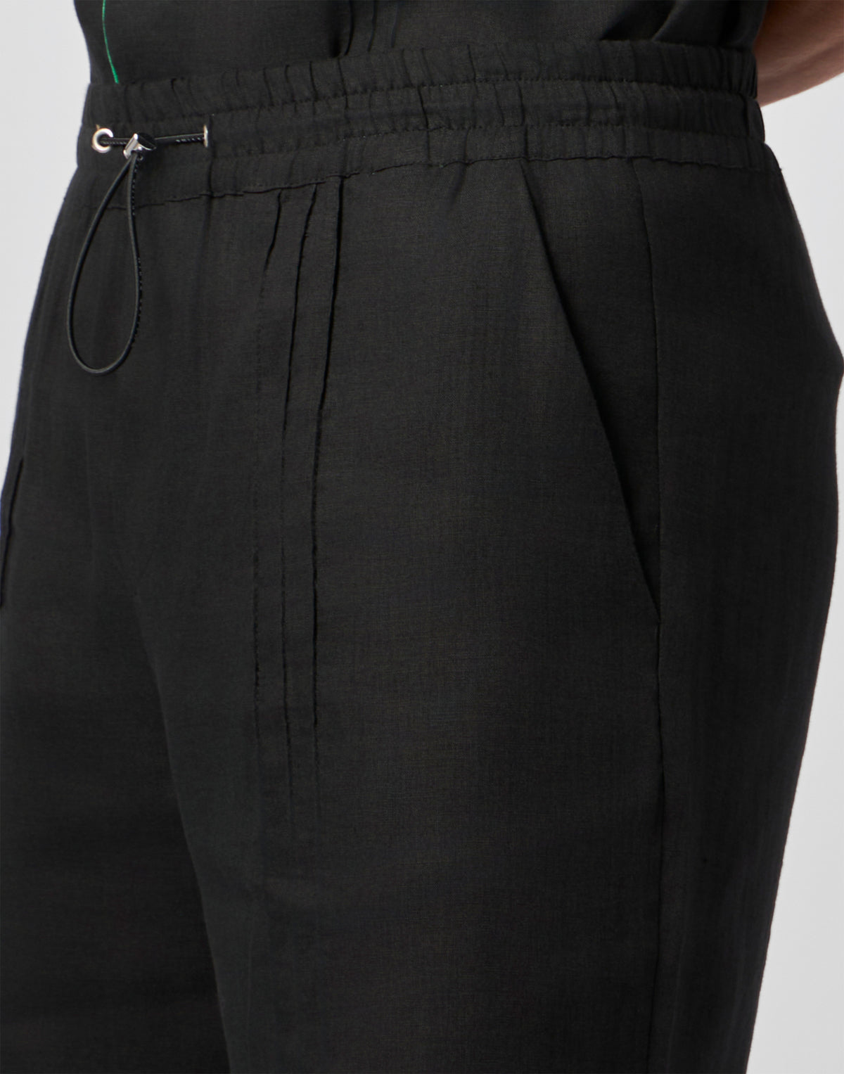 Linen Drawstring Shorts Plein Tennis