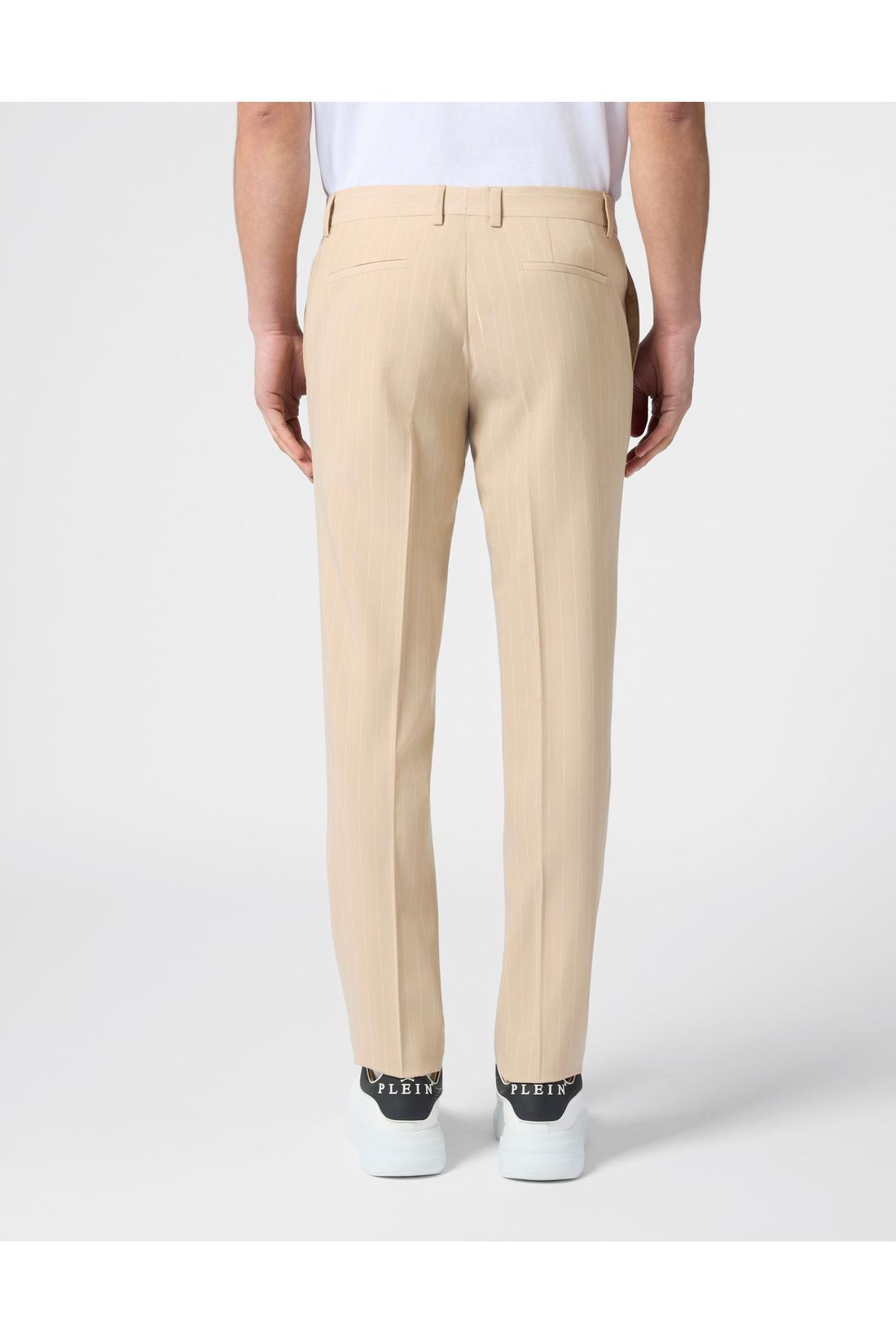Philipp Plein Joy Fit Trousers Pinstripe Tennis, Hosen