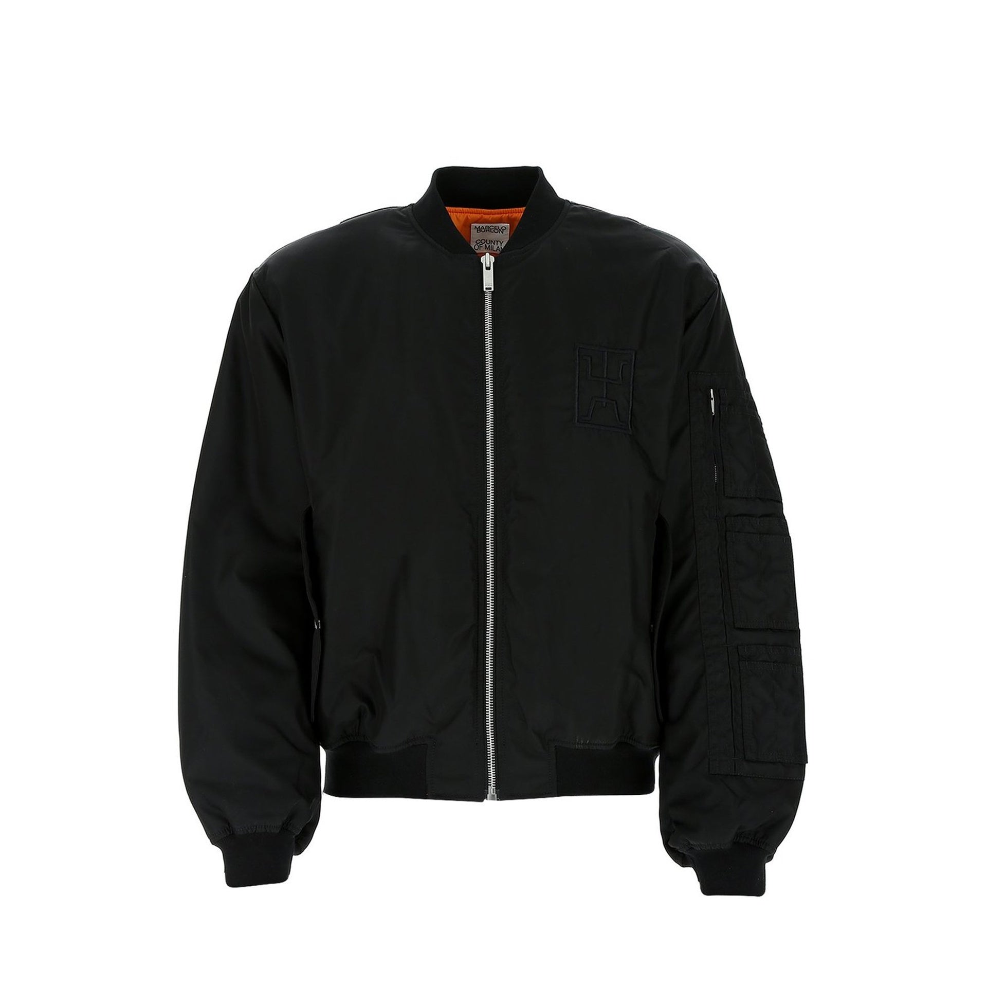 Marcelo Burlon County Of Milan-Marcelo Burlon Padded Jacket-MEN CLOTHING-Black-Deal-Outlet-by-ARCHIVIST