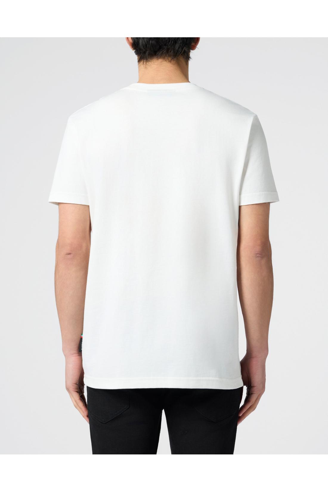 Philipp Plein Round Neck T-Shirt Teddy Tennis Patch, Shirts