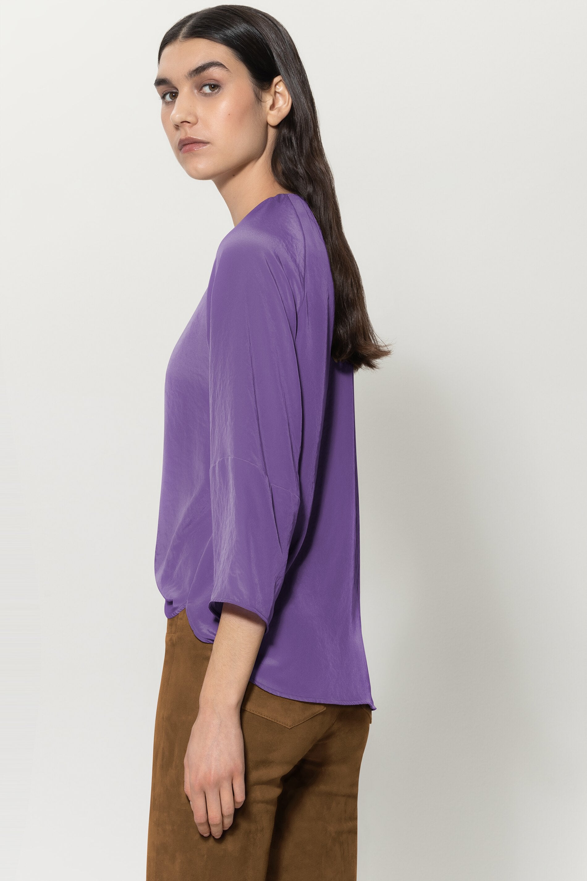 Bluse mit Faltendetail