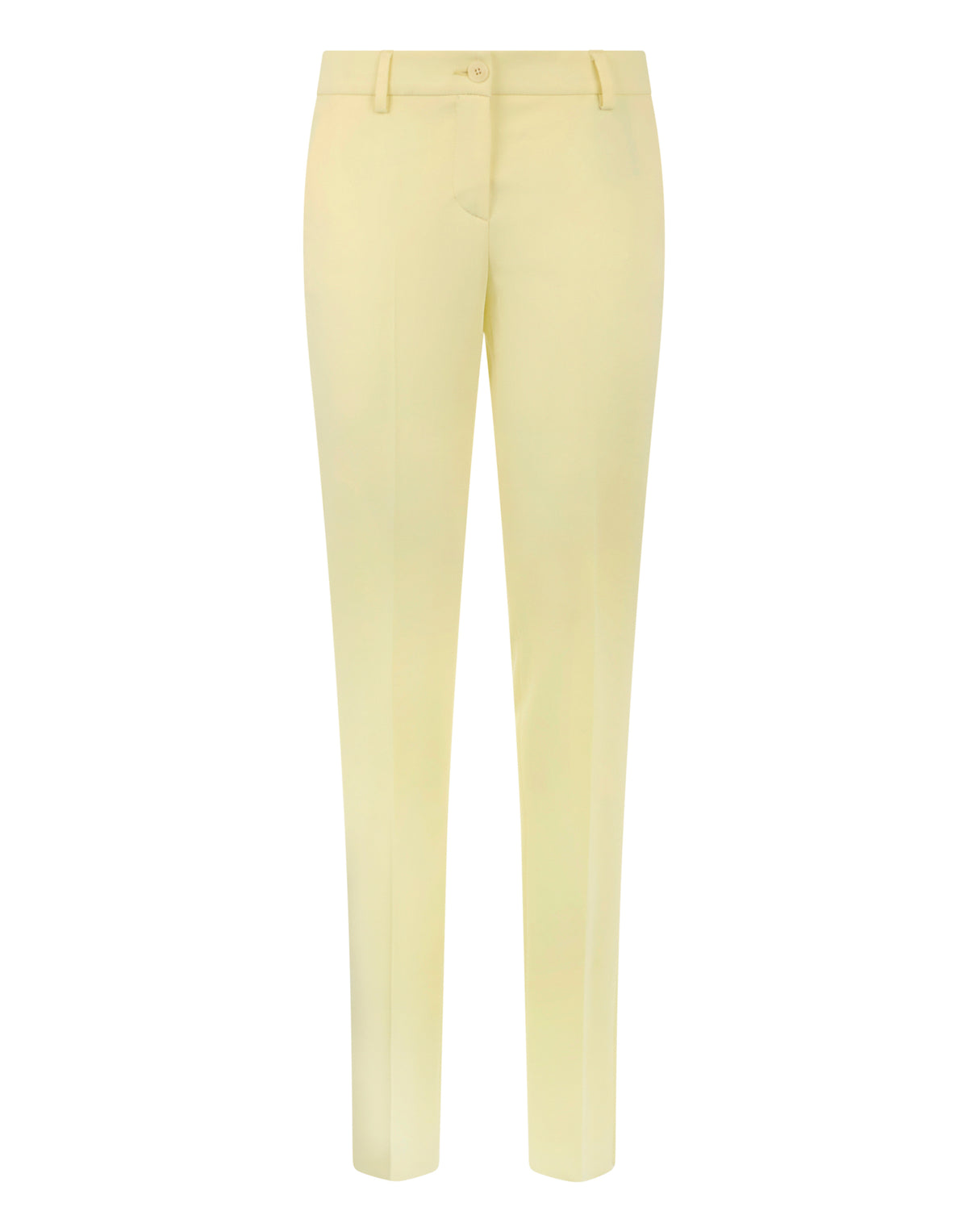 Wool Office Trousers Regular Waist
