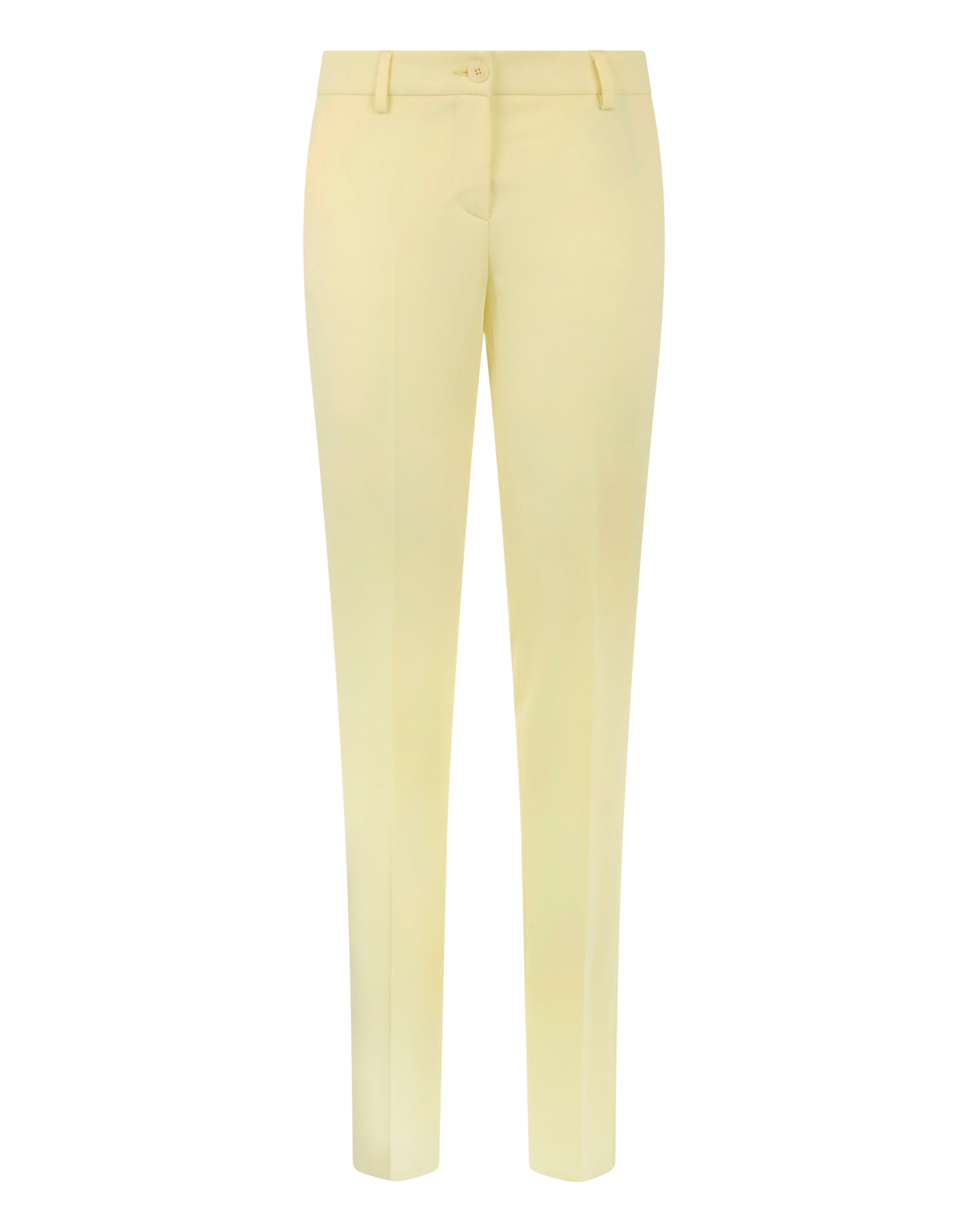 Wool Office Trousers Regular Waist