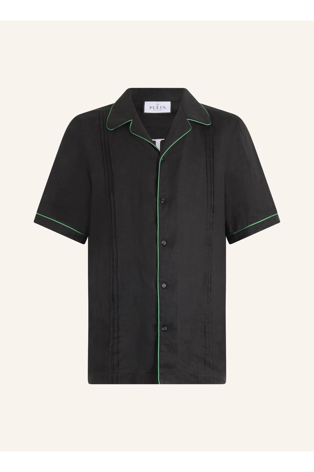 Philipp Plein Linen Bowling Shirt Plein Tennis, Shirts