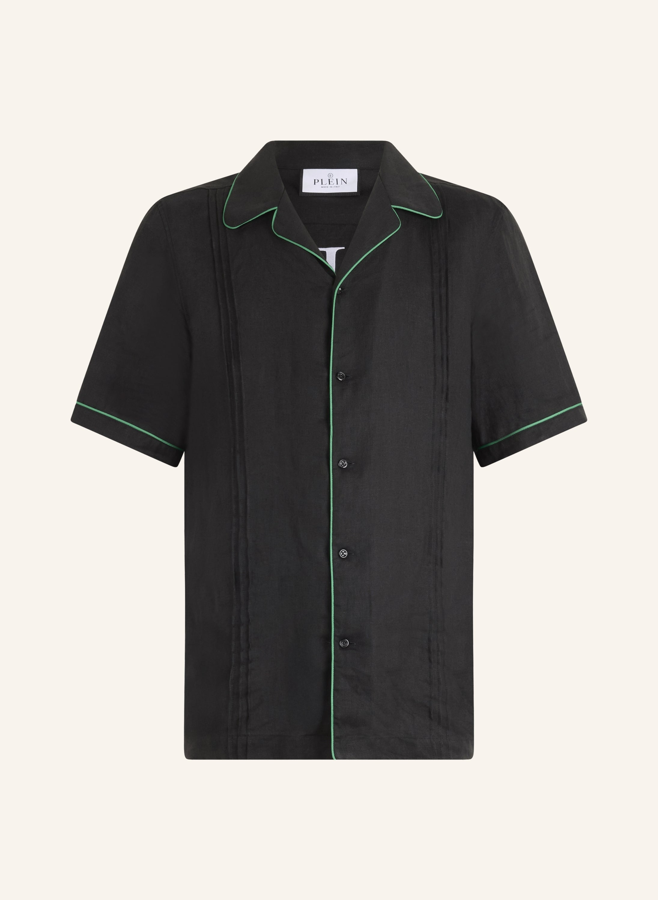 Linen Bowling Shirt Plein Tennis