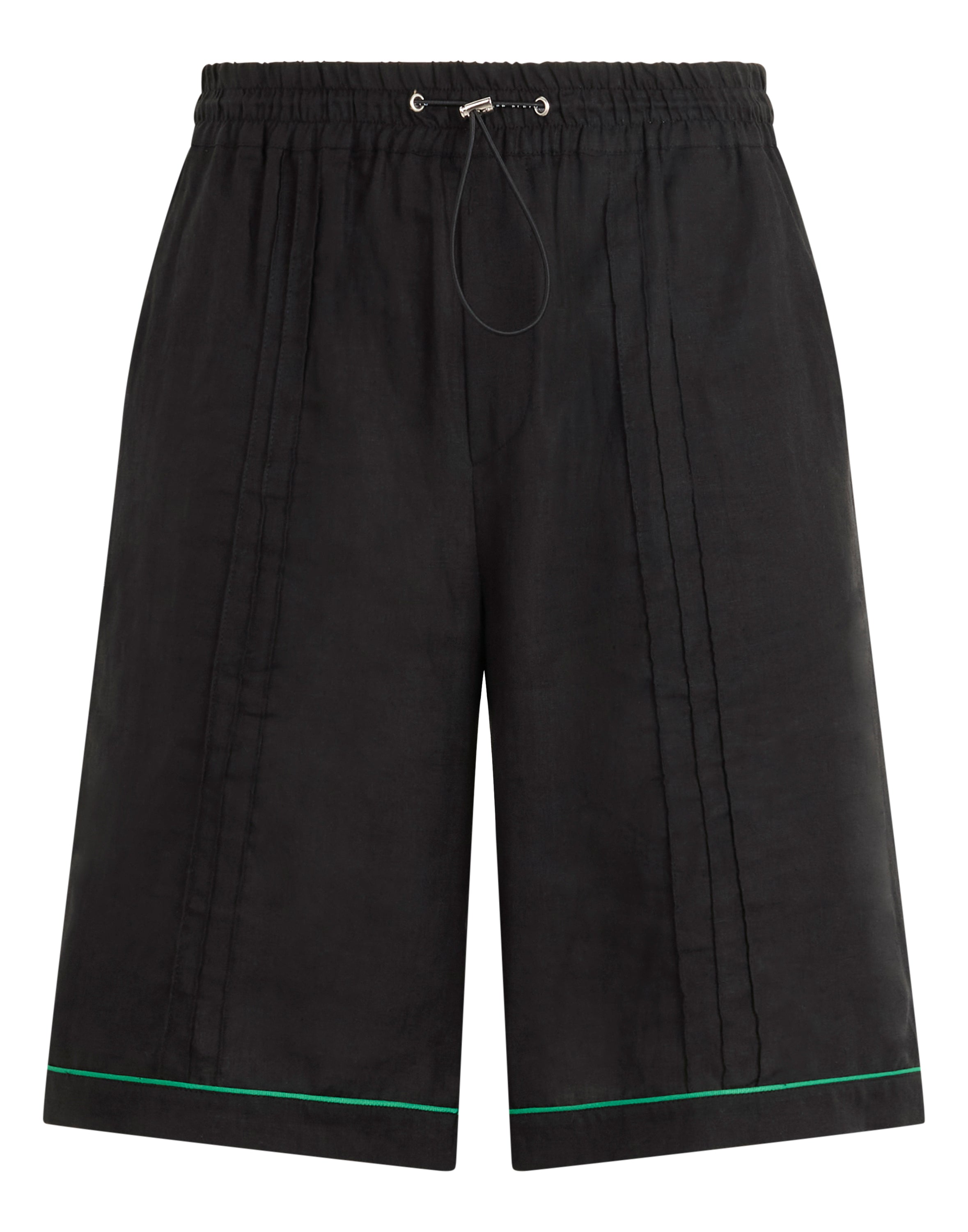 Linen Drawstring Shorts Plein Tennis