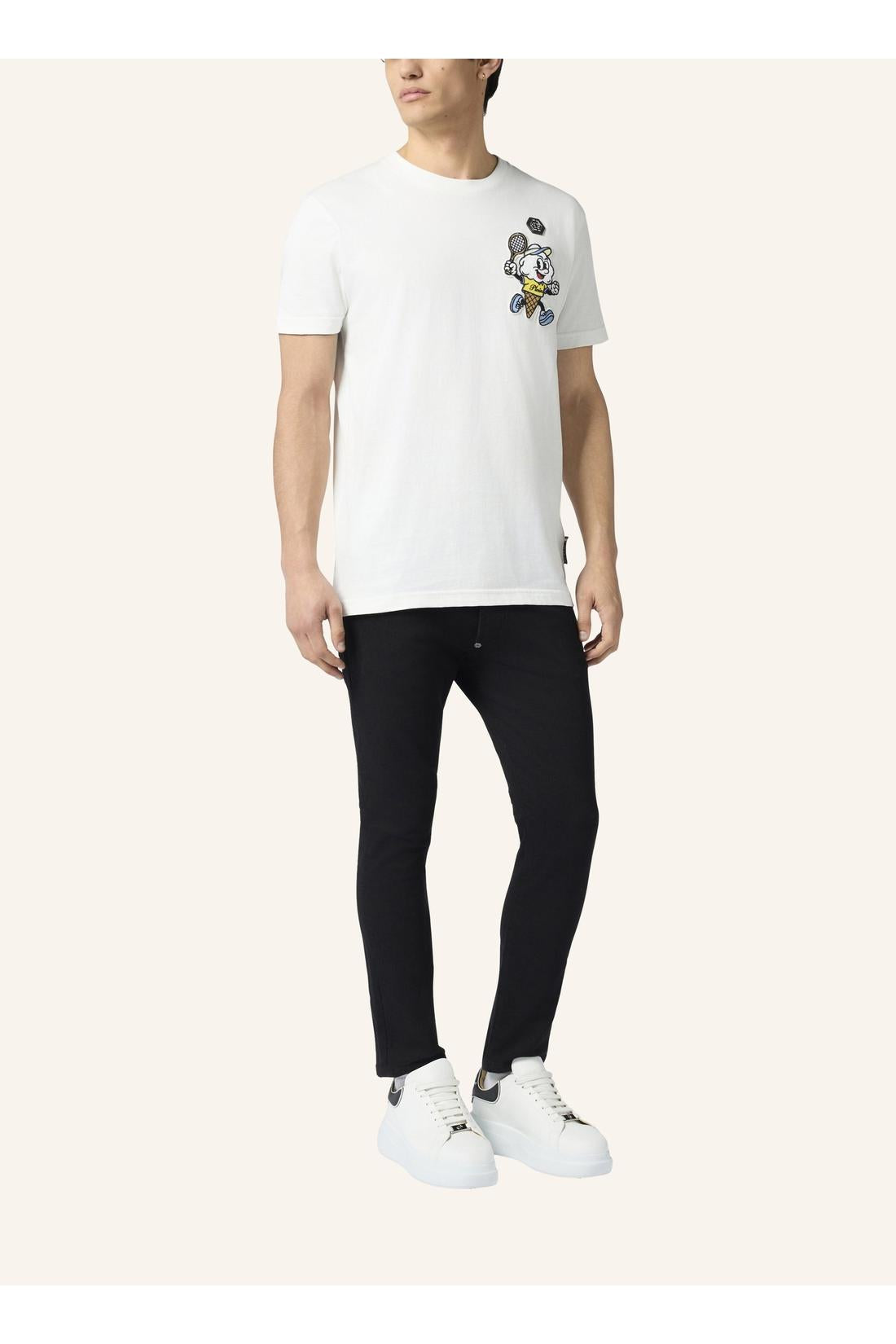 Philipp Plein Round Neck T-Shirt Gelato Monsters, Shirts