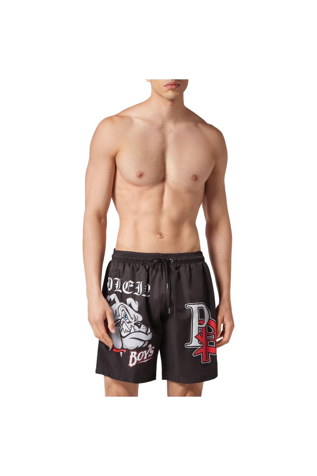 Philipp Plein Swim-Trunks Bulldogs, Unterwäsche