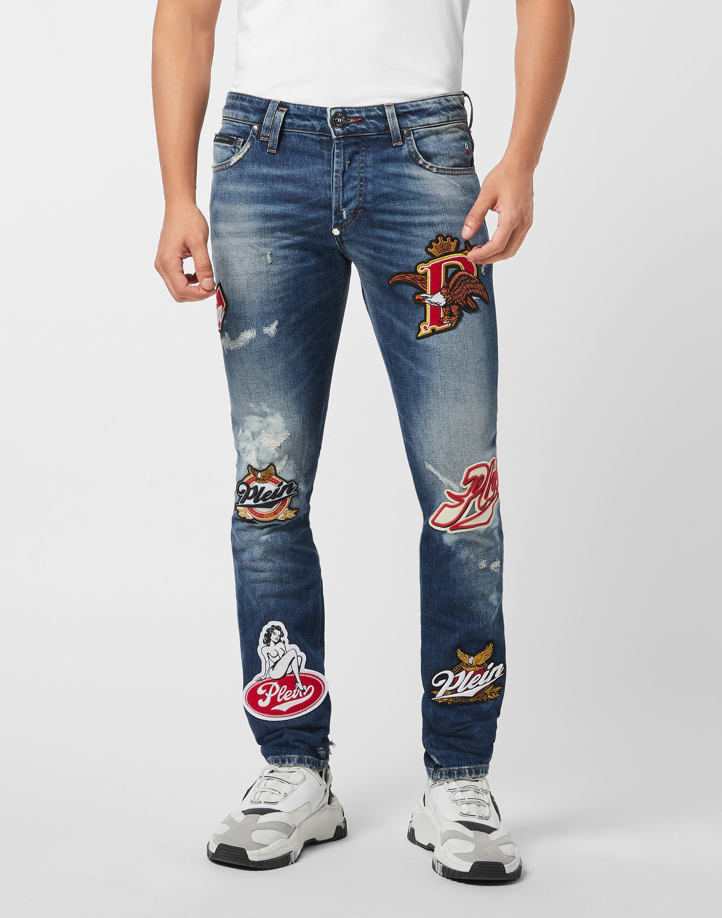 Super Straight Cut Jeans Plein Beers