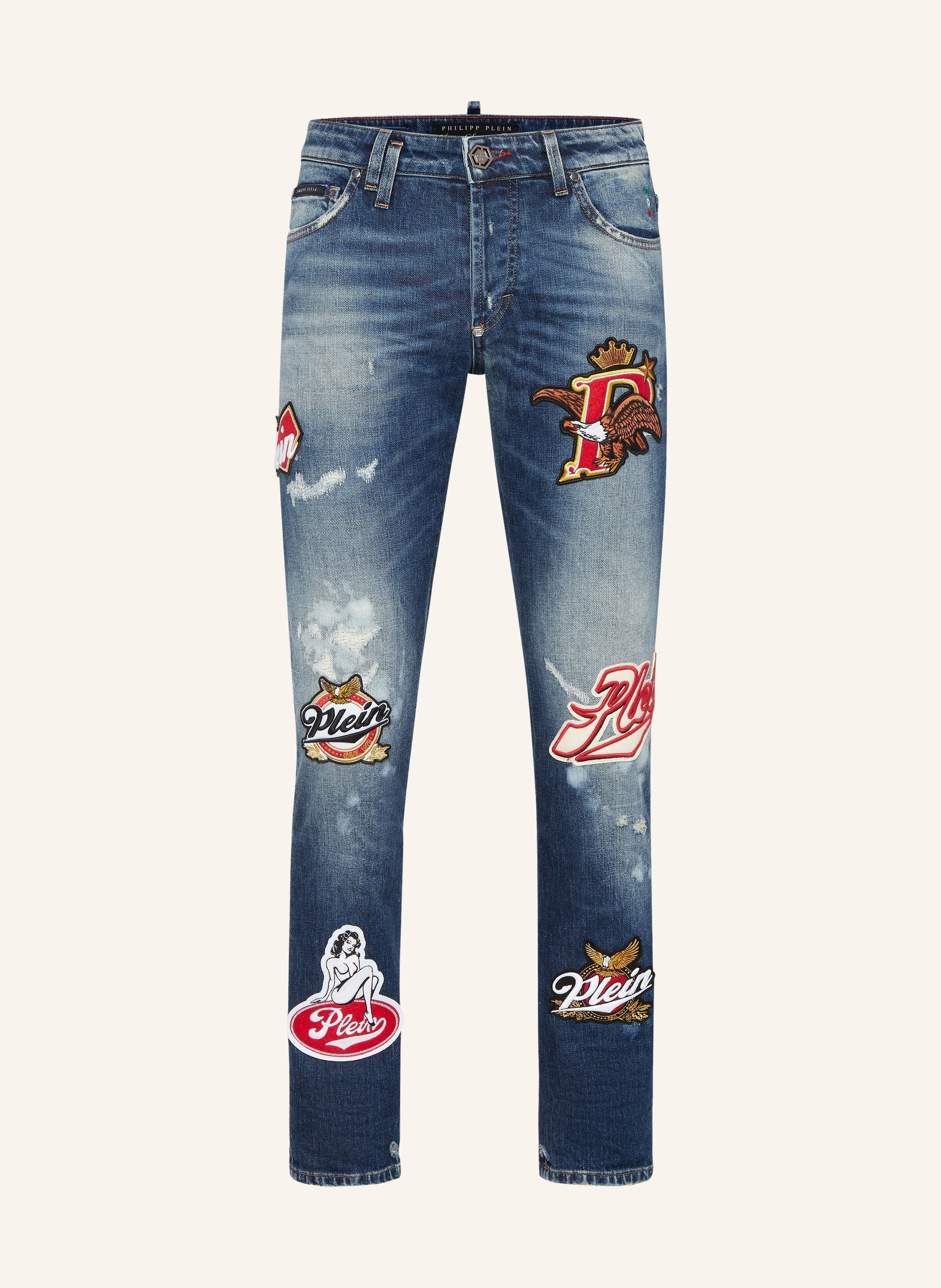 Super Straight Cut Jeans Plein Beers