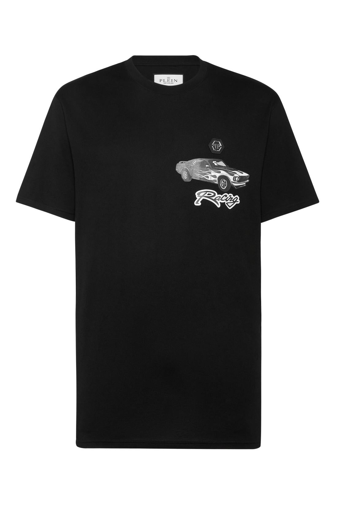 Philipp Plein Jersey T-shirt Round Neck SS Cars Racing, Shirts