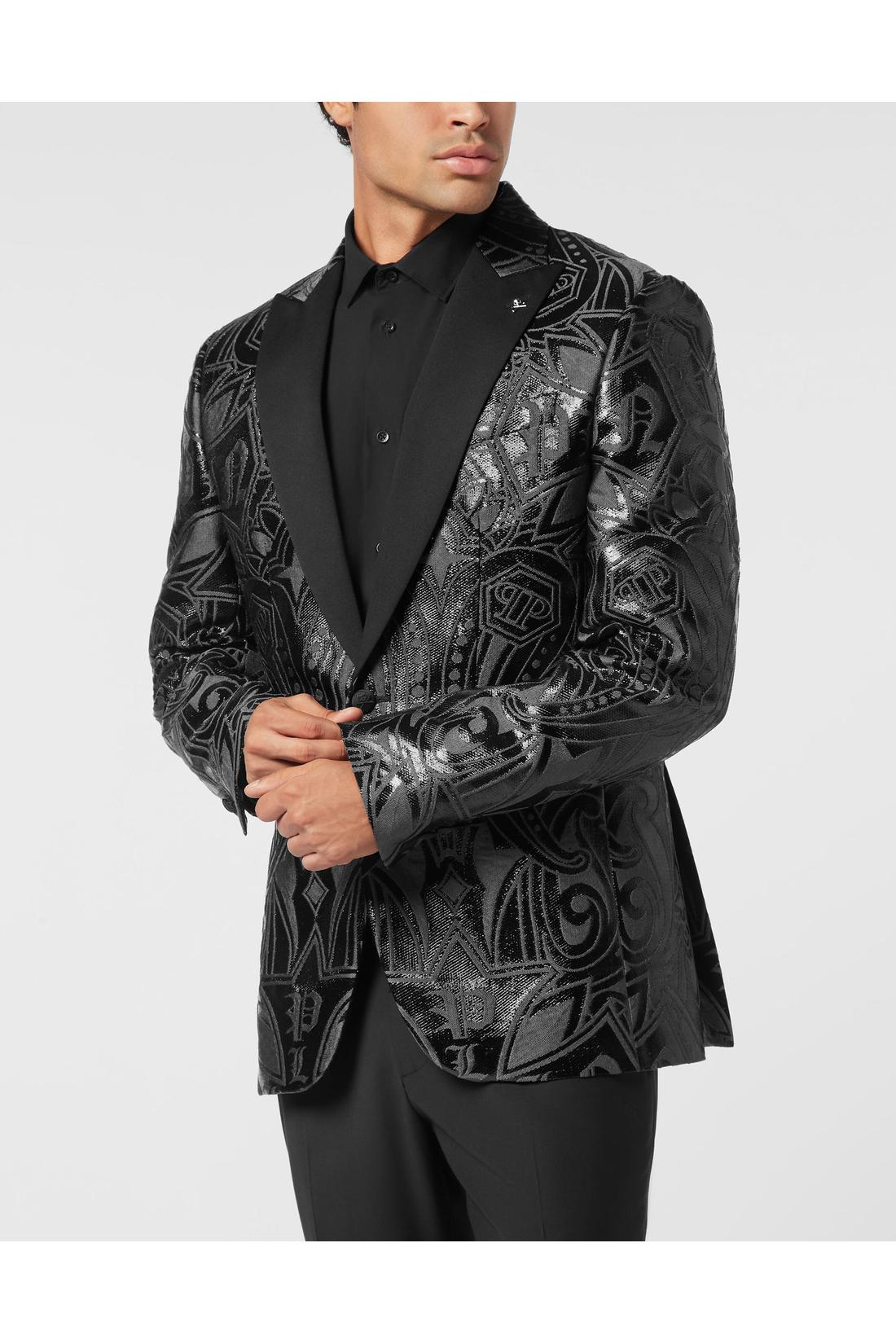 Philipp Plein Jacquard Lord Fit Blazer Gothic Plein, Hosen