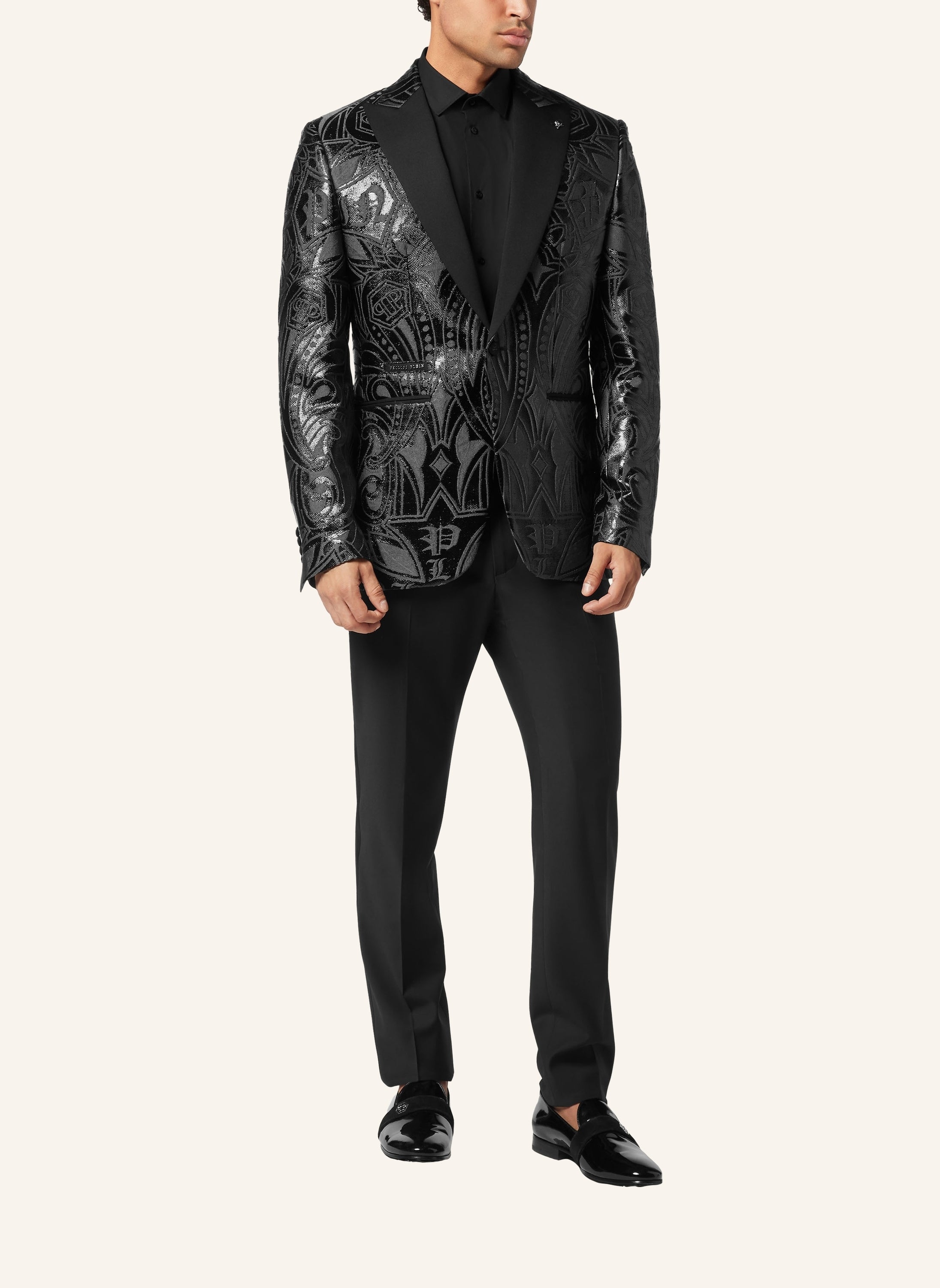 Jacquard Lord Fit Blazer Gothic Plein