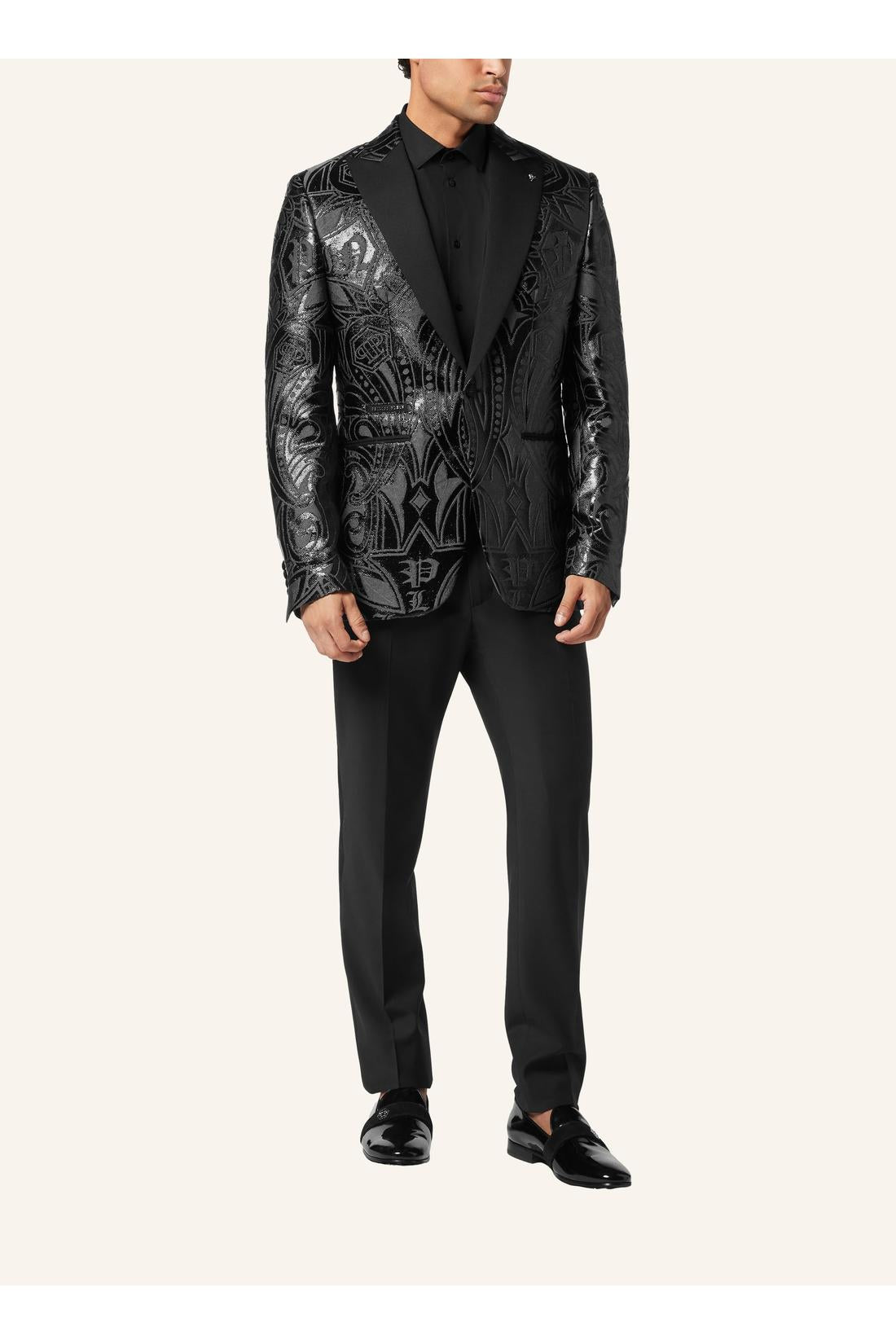 Philipp Plein Jacquard Lord Fit Blazer Gothic Plein, Hosen
