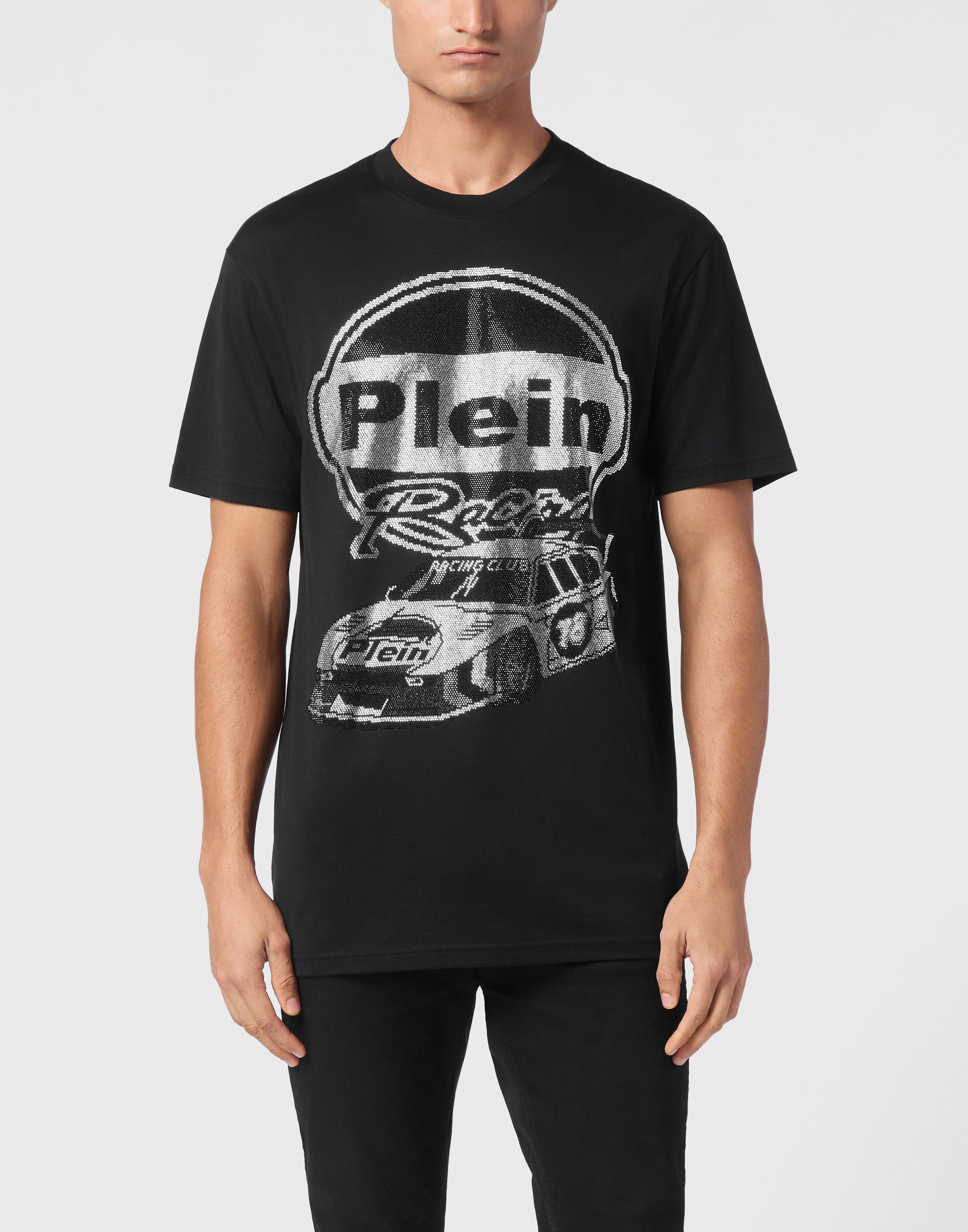 Jersey T-shirt Round Neck SS Strass Cars Racing