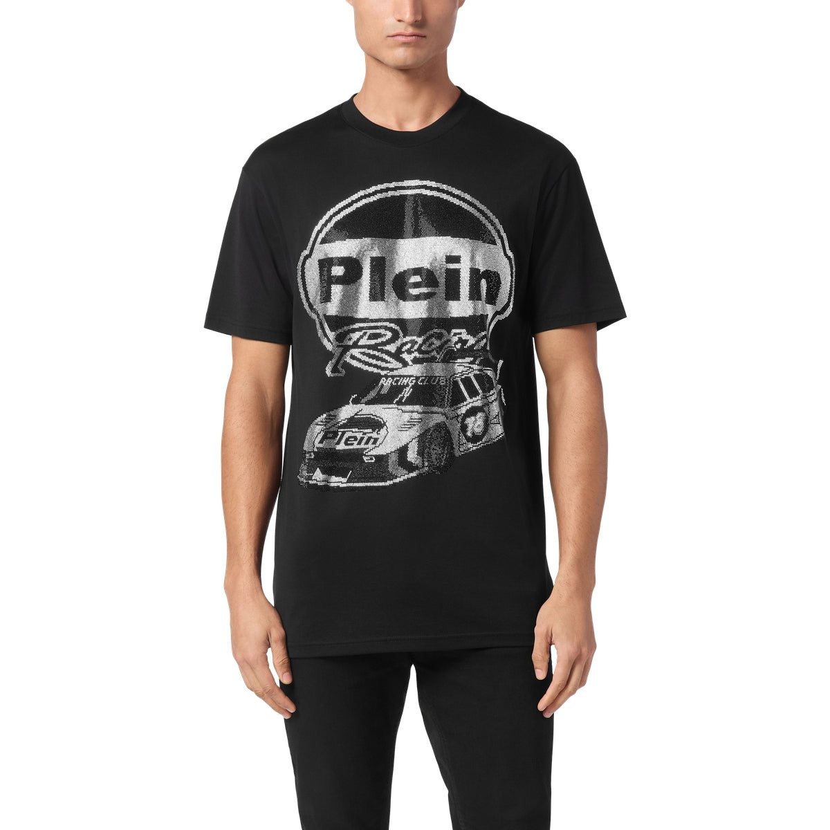 Jersey T-shirt Round Neck SS Strass Cars Racing