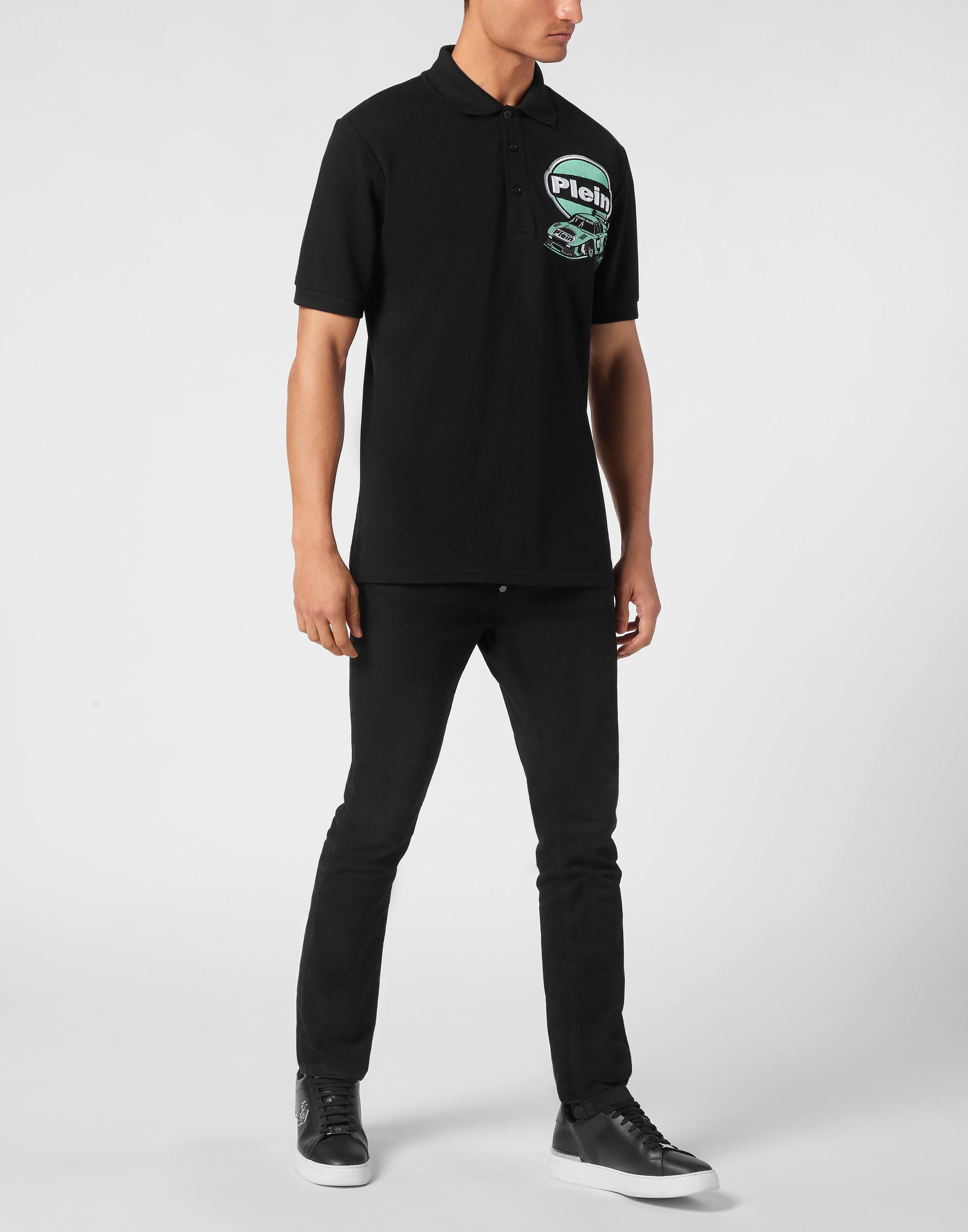 Pique Polo Shirt SS Slim Fit Cars Racing