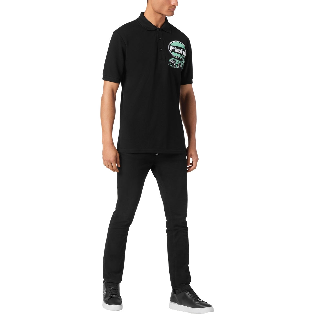 Pique Polo Shirt SS Slim Fit Cars Racing