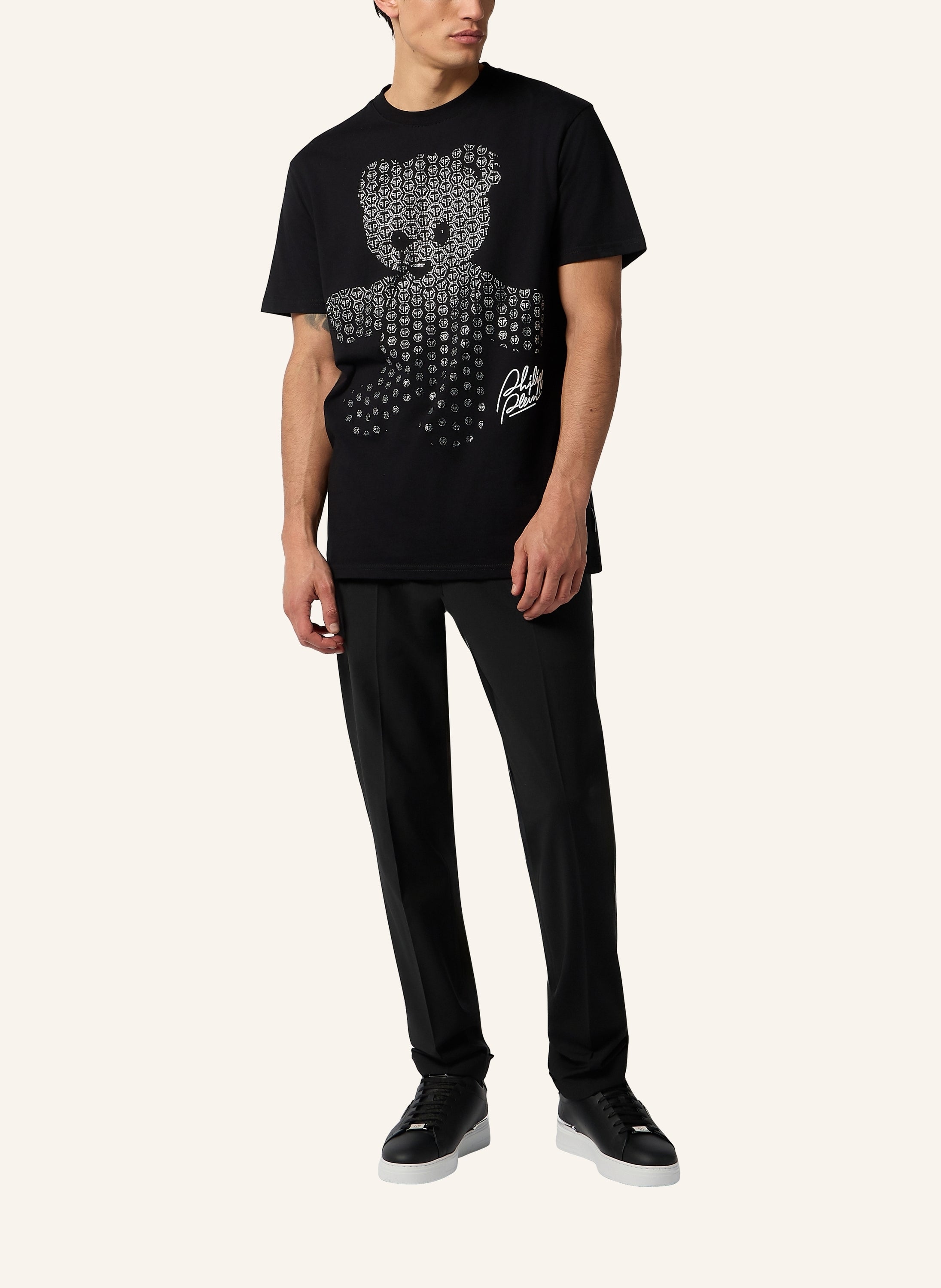 Round Neck T-Shirt Teddy Strass Teddy Bear