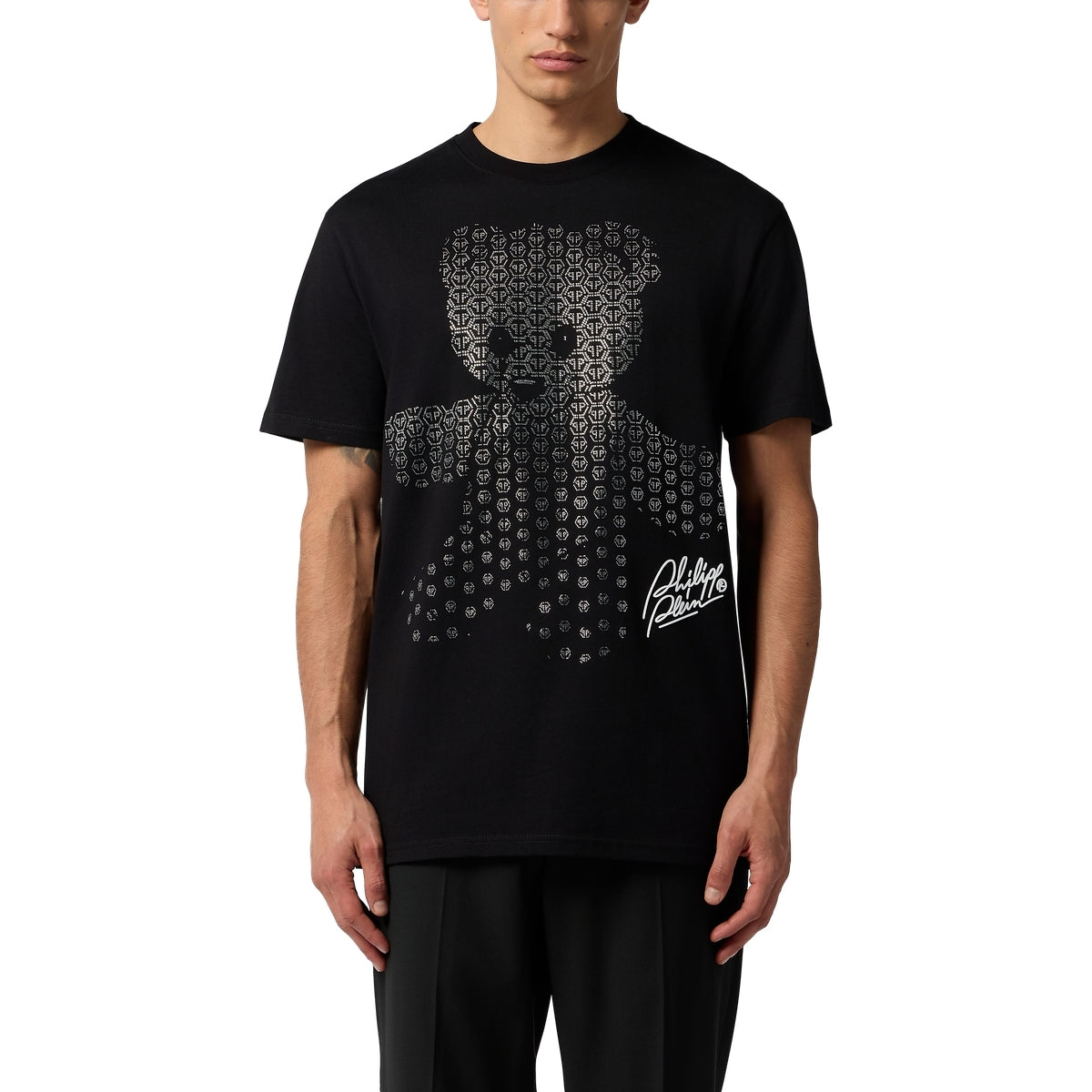 Round Neck T-Shirt Teddy Strass Teddy Bear