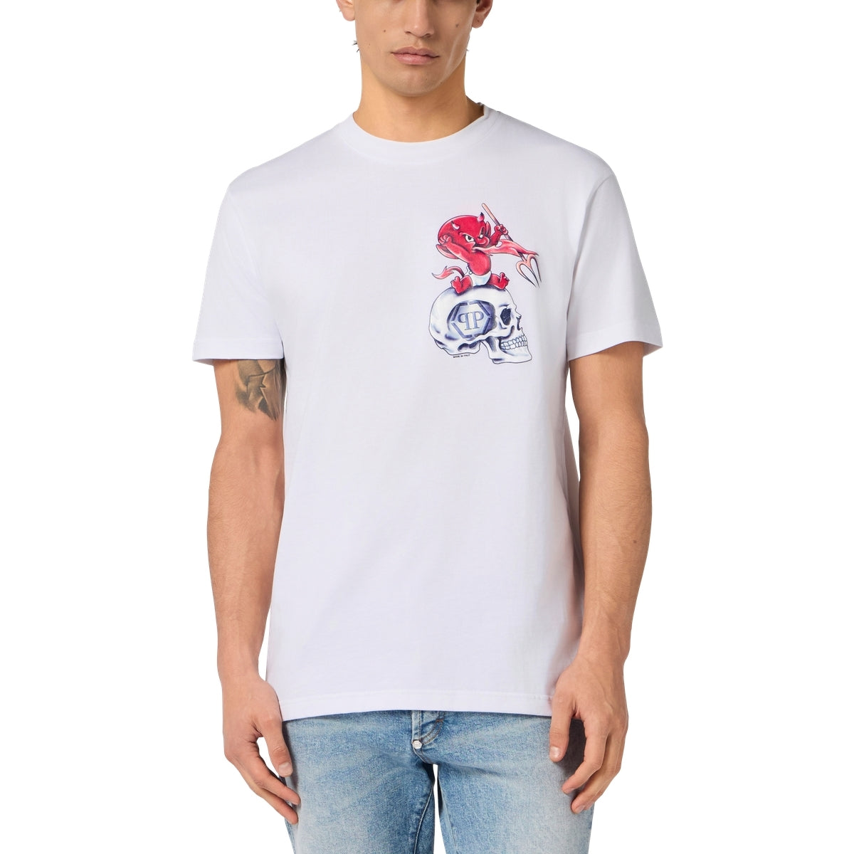 Round Neck T-Shirt Baby Devil Small