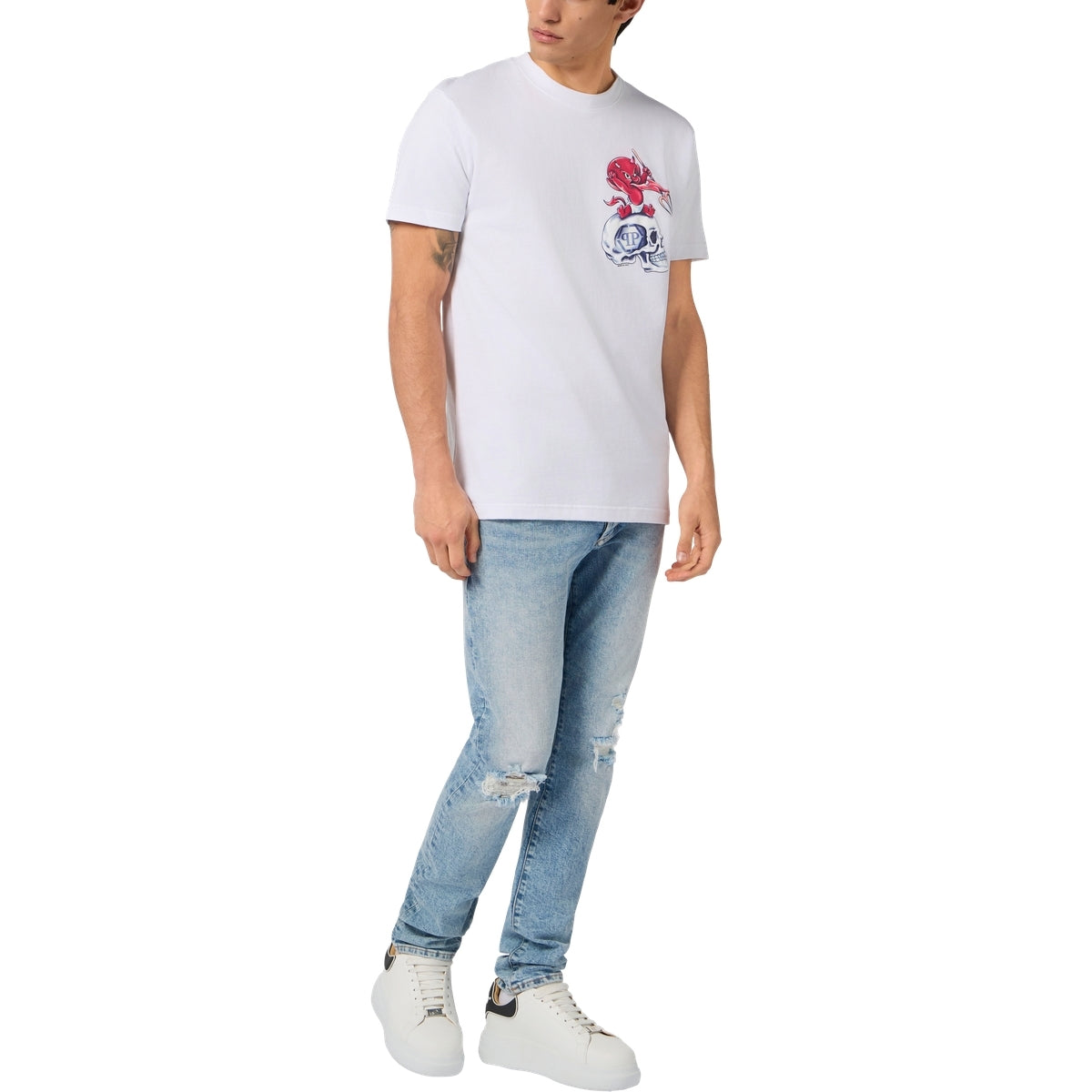 Round Neck T-Shirt Baby Devil Small