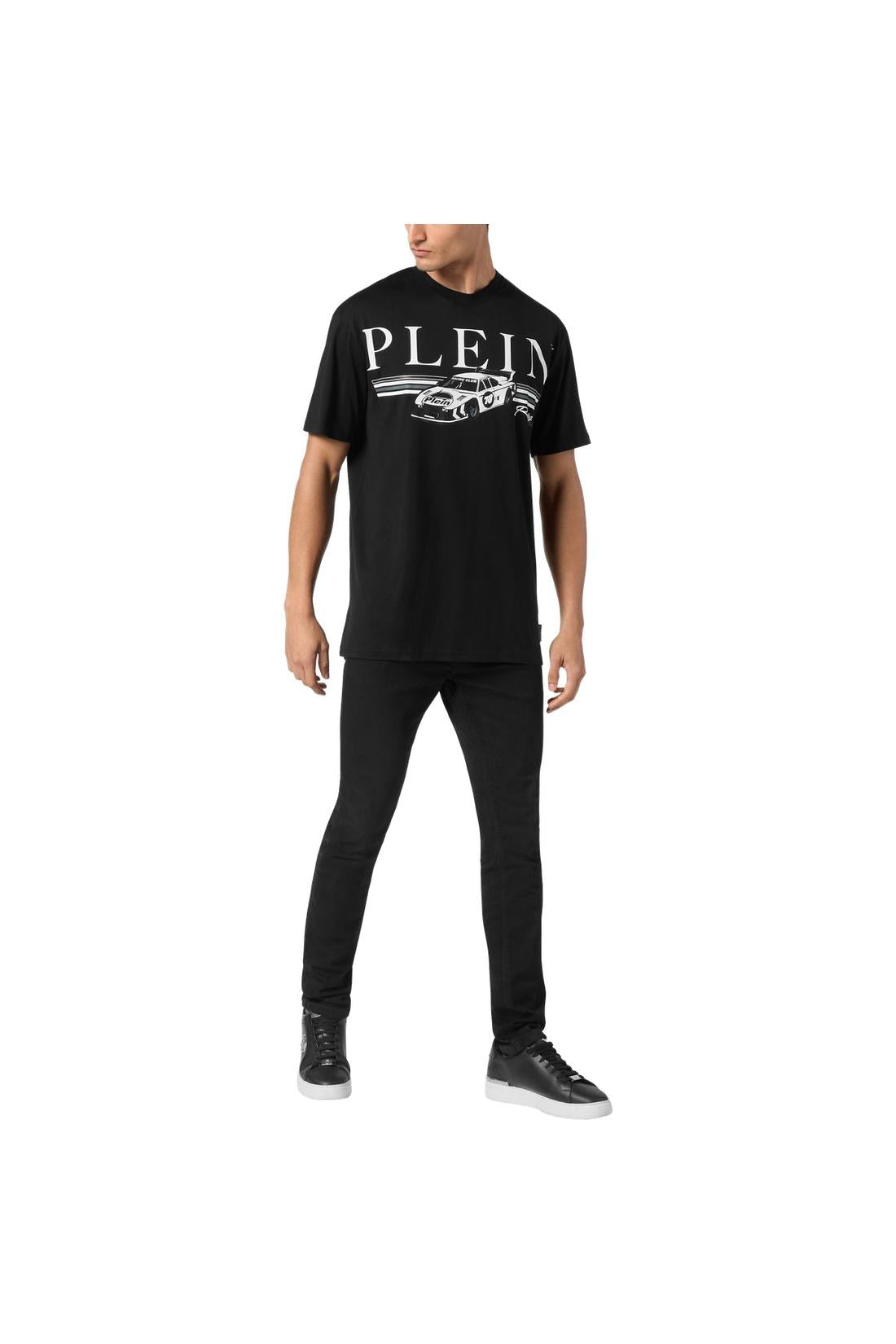 Philipp Plein Jersey T-shirt Round Neck SS Cars Racing, Shirts