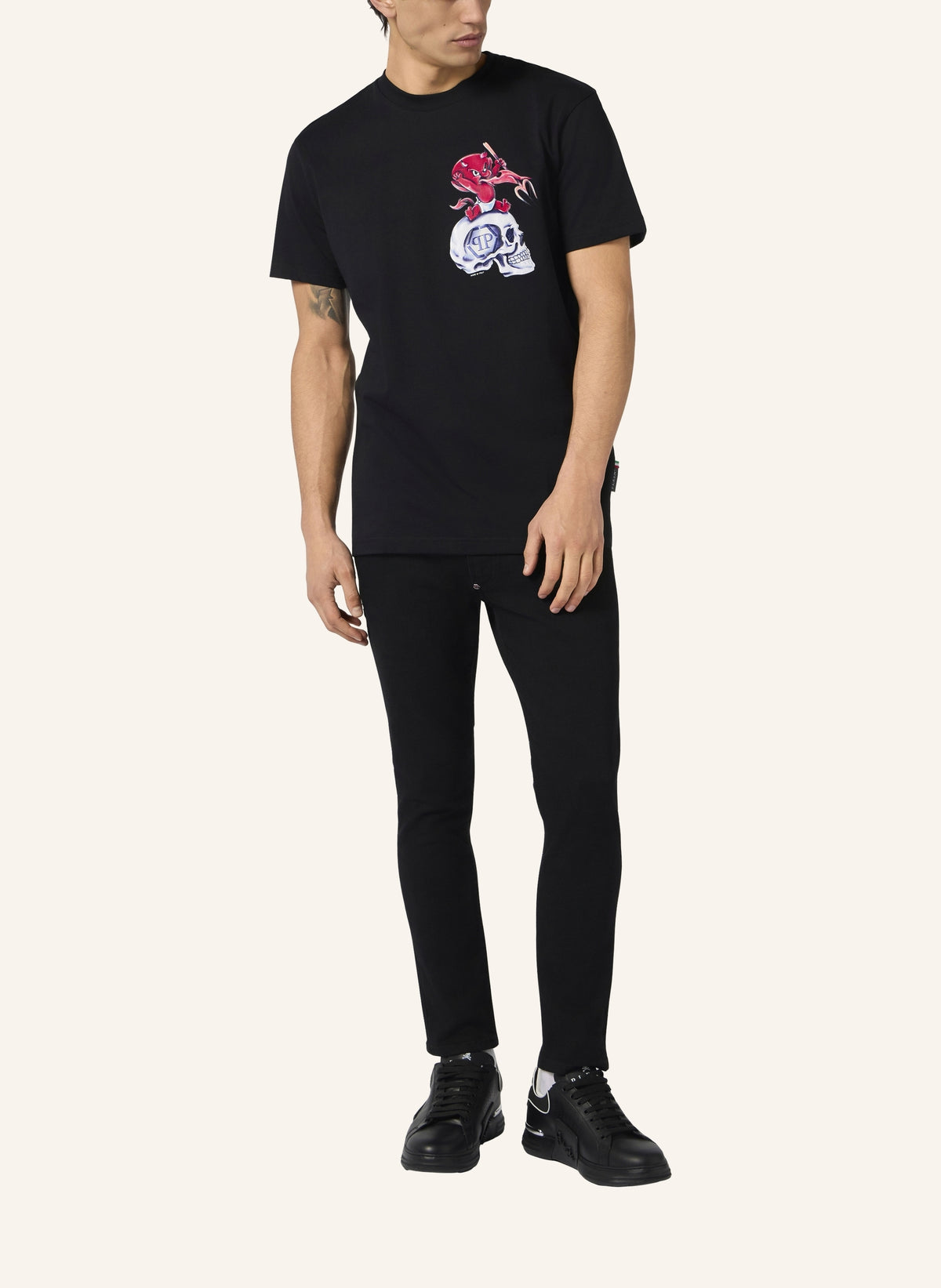Round Neck T-Shirt Baby Devil Small