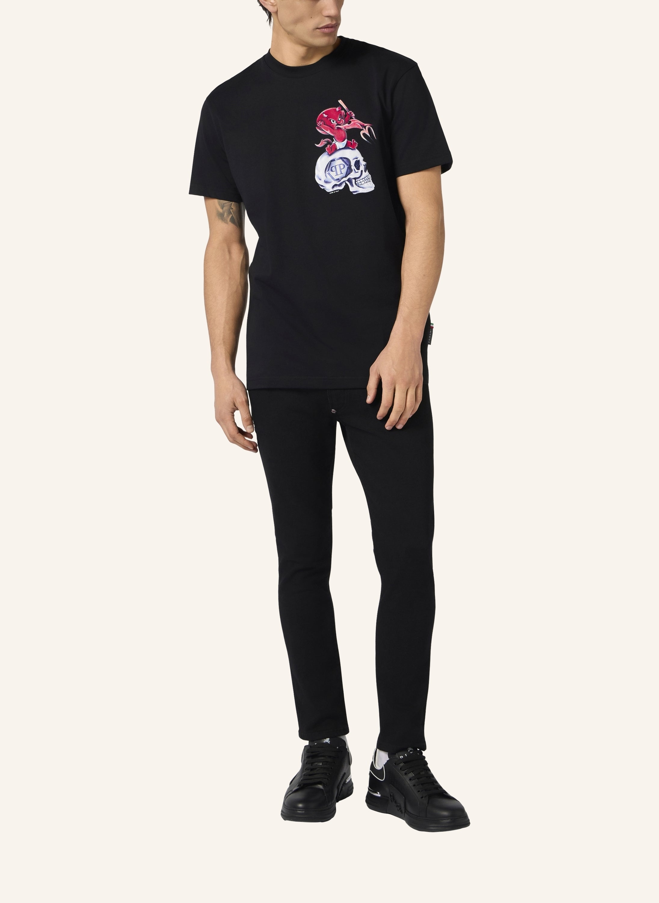 Round Neck T-Shirt Baby Devil Small