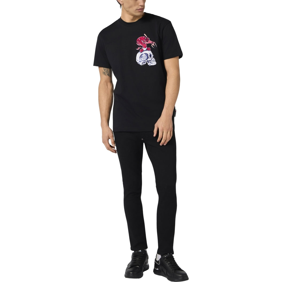 Round Neck T-Shirt Baby Devil Small
