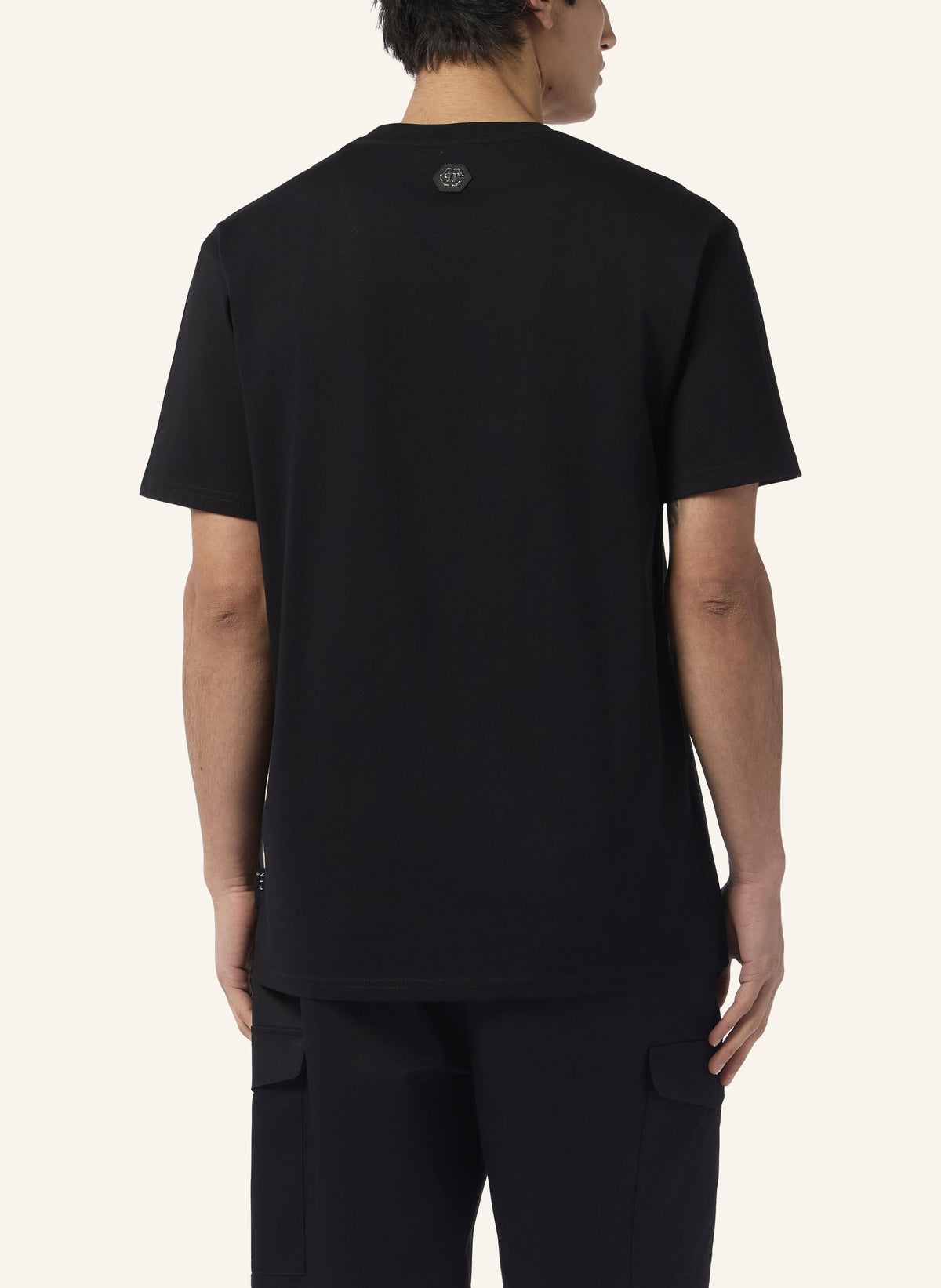 Round Neck T-Shirt Hexagon Line