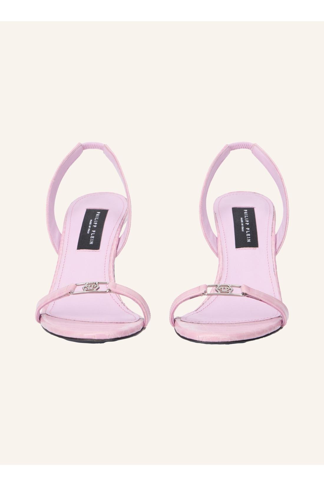Philipp Plein High Heels Sandals Hexagon 9, Schuhe