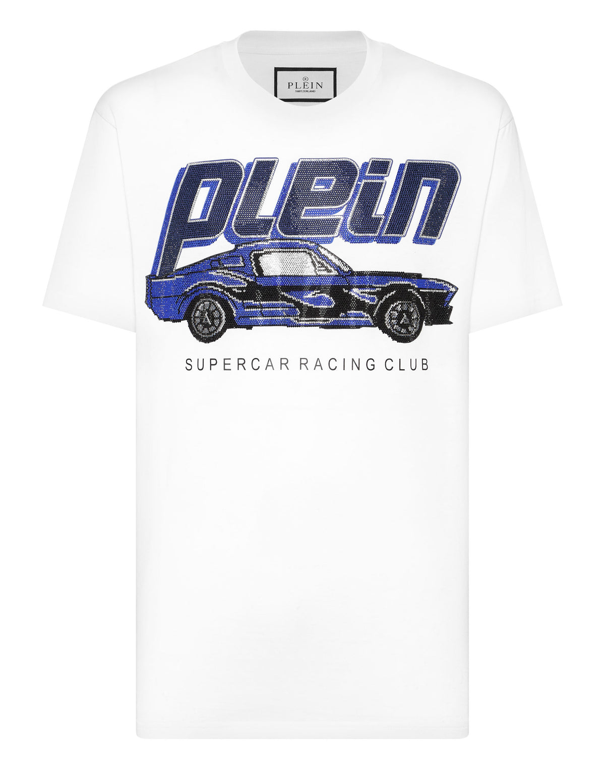 Philipp Plein Jersey T-shirt Round Neck SS Cars Racing, Shirts