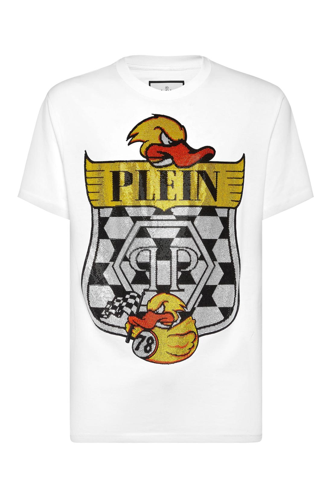 Philipp Plein T-shirt Round Neck SS Tee Duck 1978, Shirts
