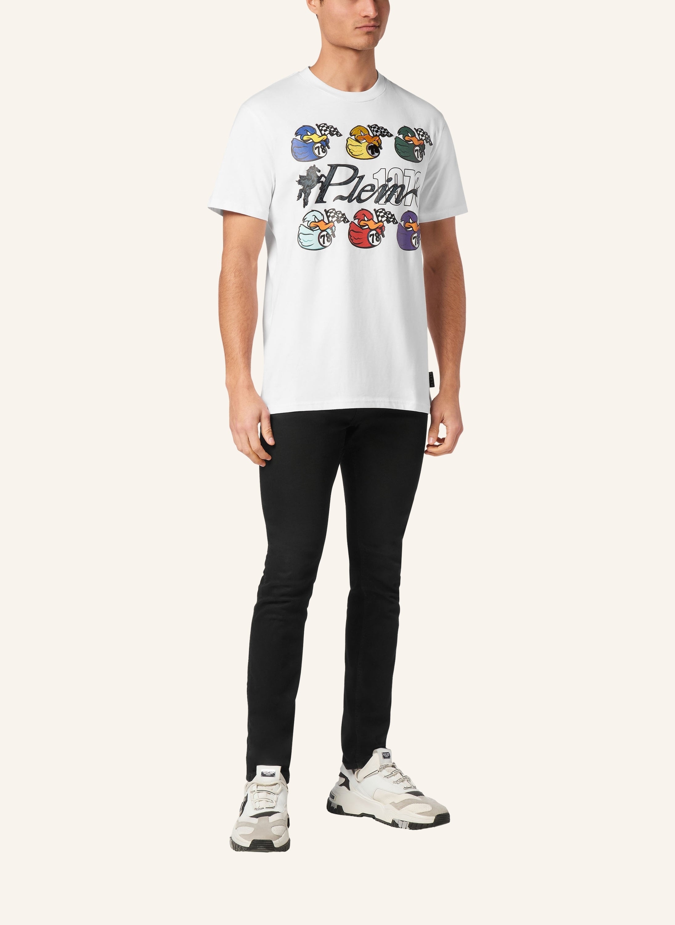 T-shirt Round Neck SS Tee Plein 1978 Duck
