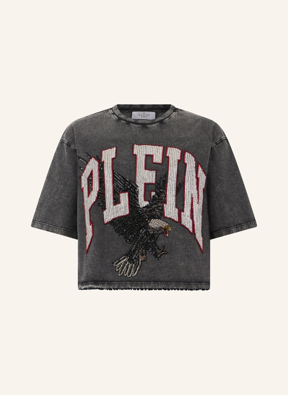 Cropped T-Shirt Plein Eagle