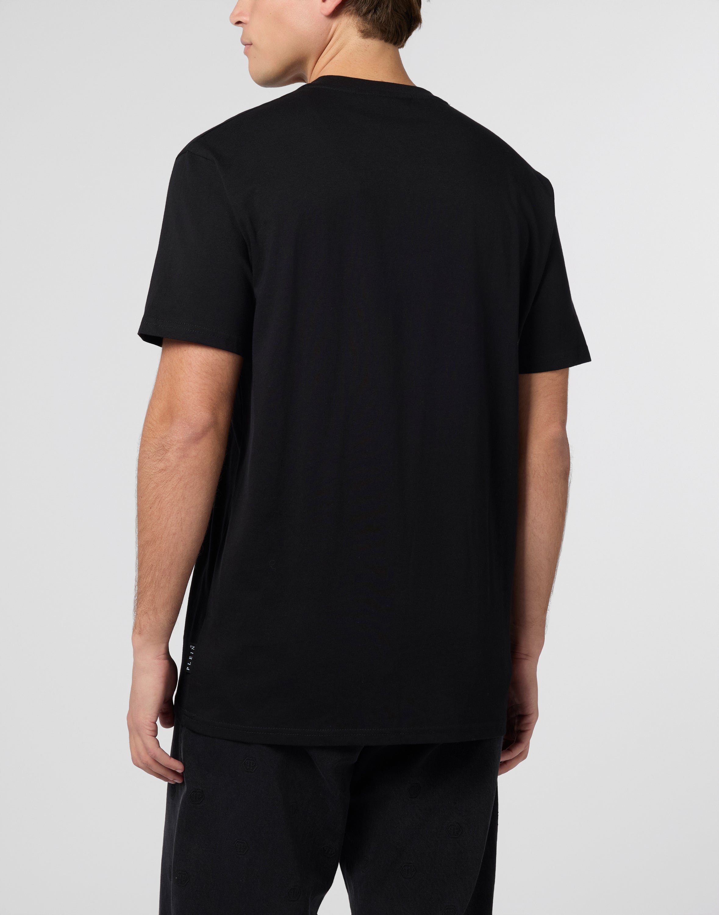 Round Neck T-Shirt Spray Hexagon