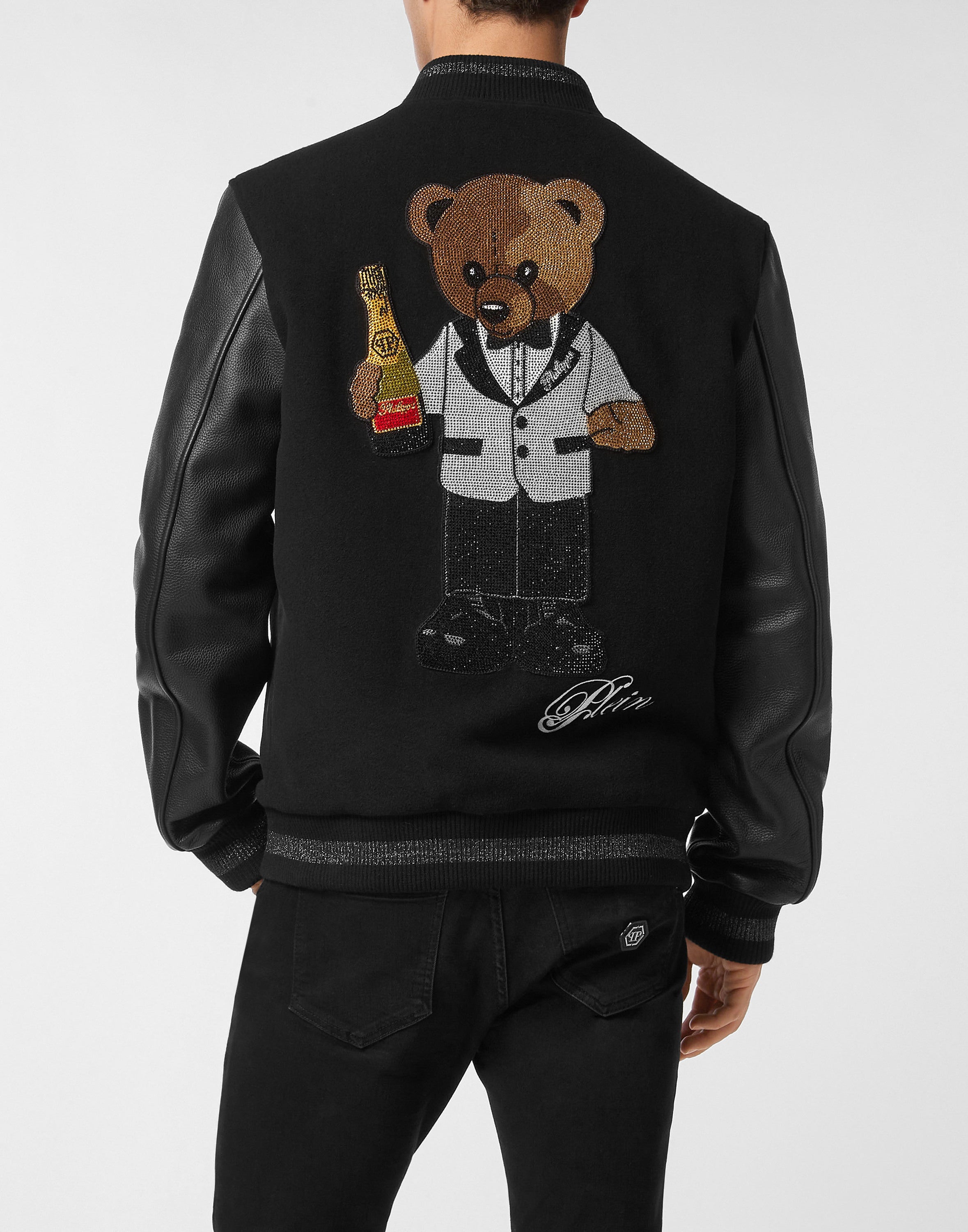 Leather Bomber TEDDY