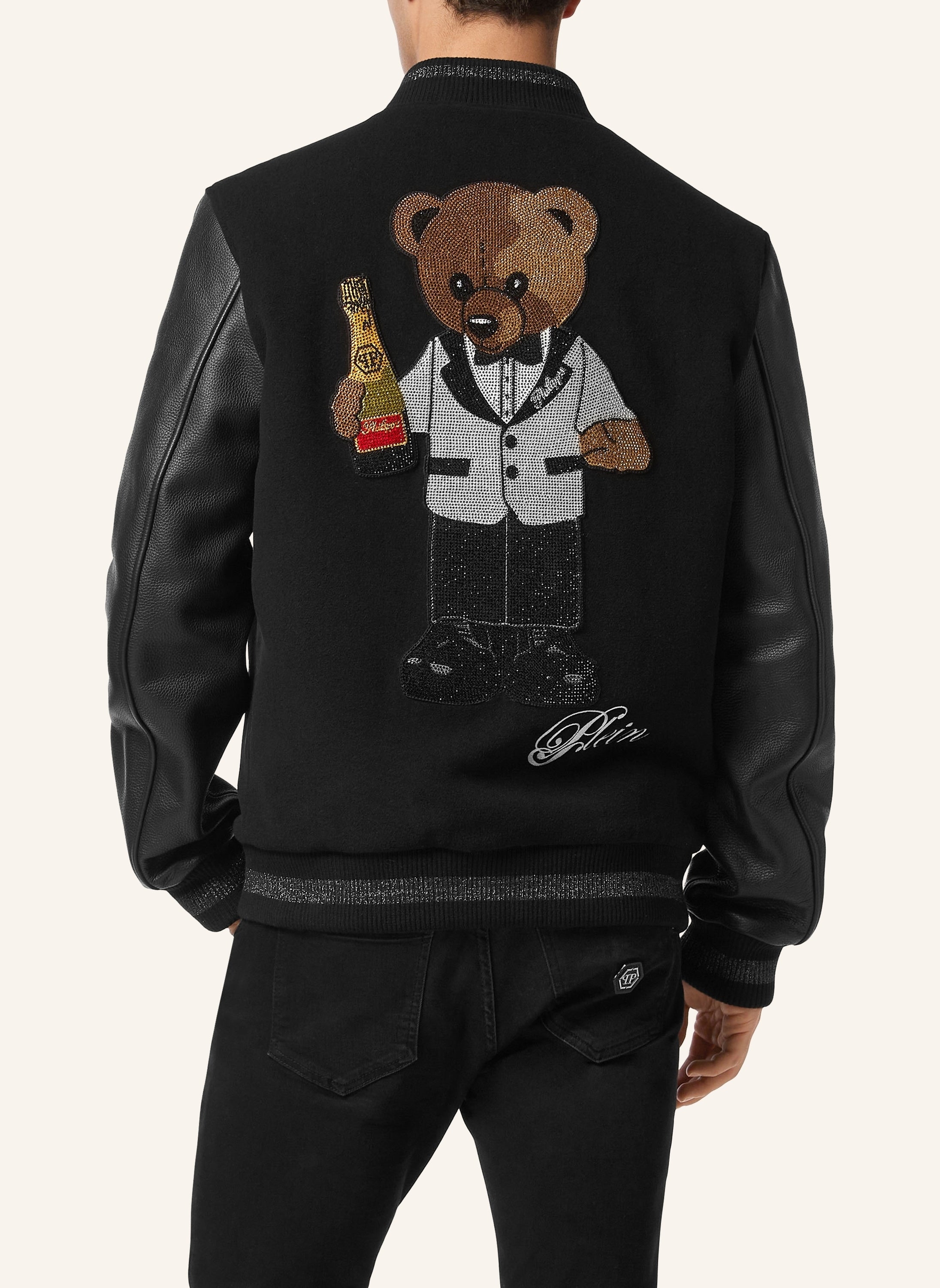 Leather Bomber TEDDY