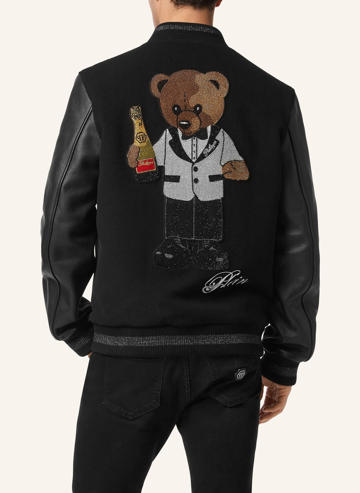 Leather Bomber TEDDY
