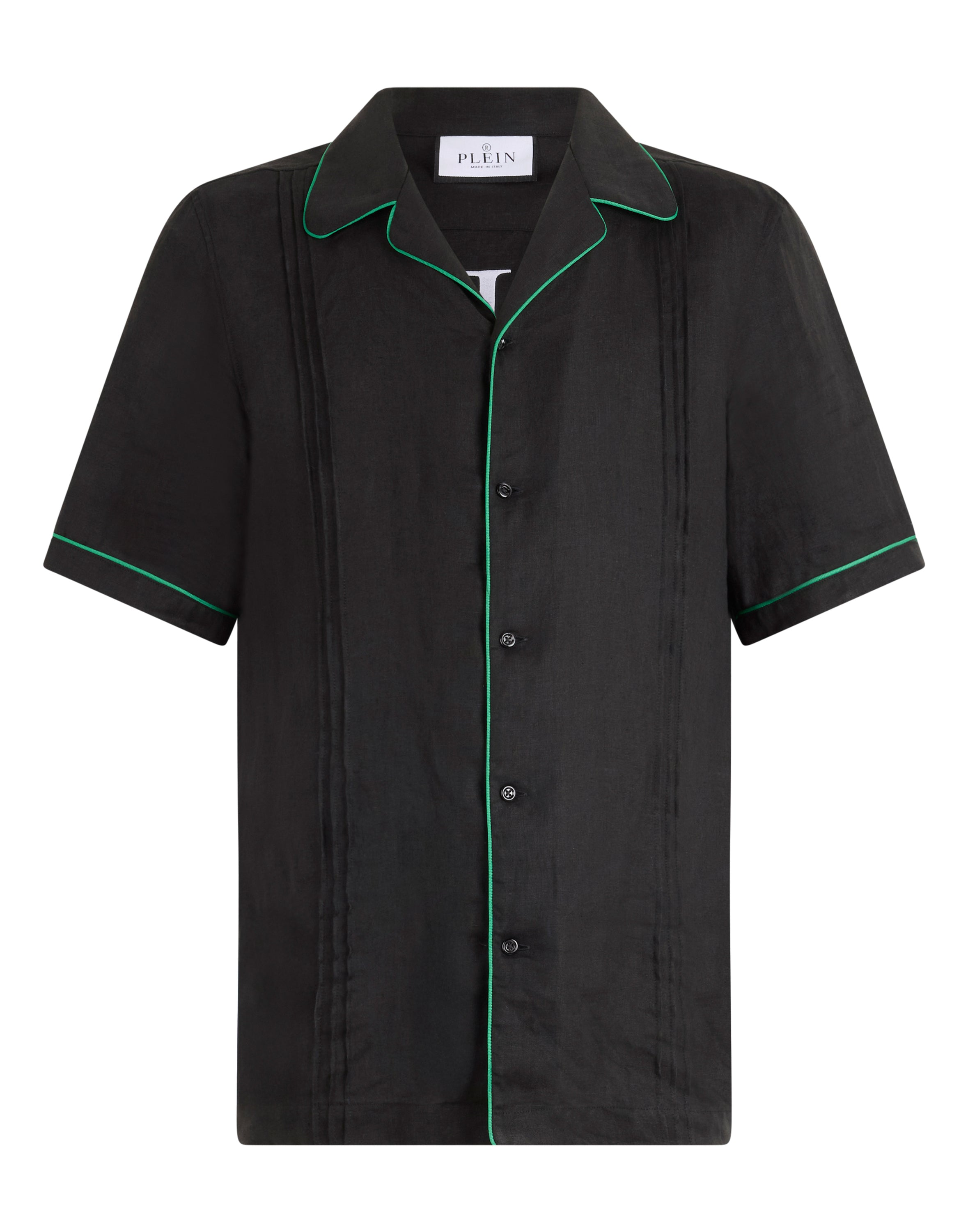 Linen Bowling Shirt Plein Tennis