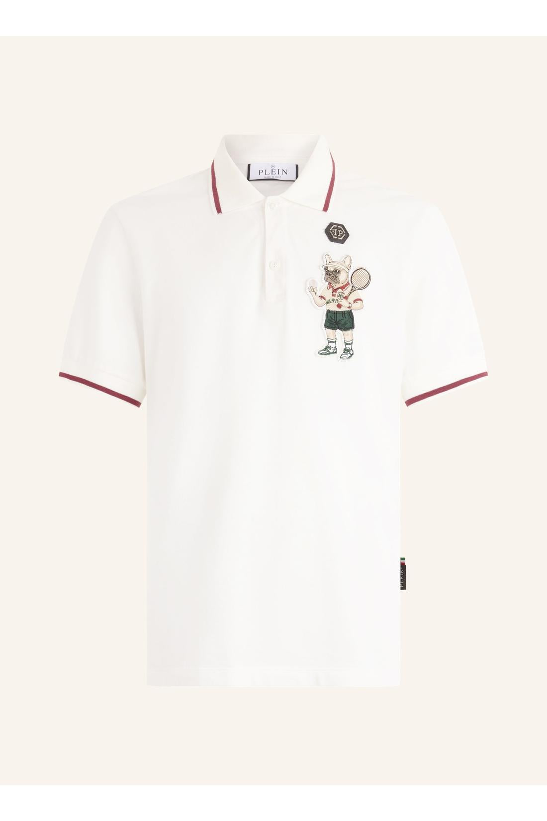 Philipp Plein Polo T-Shirt New York Tennis Patch, Shirts