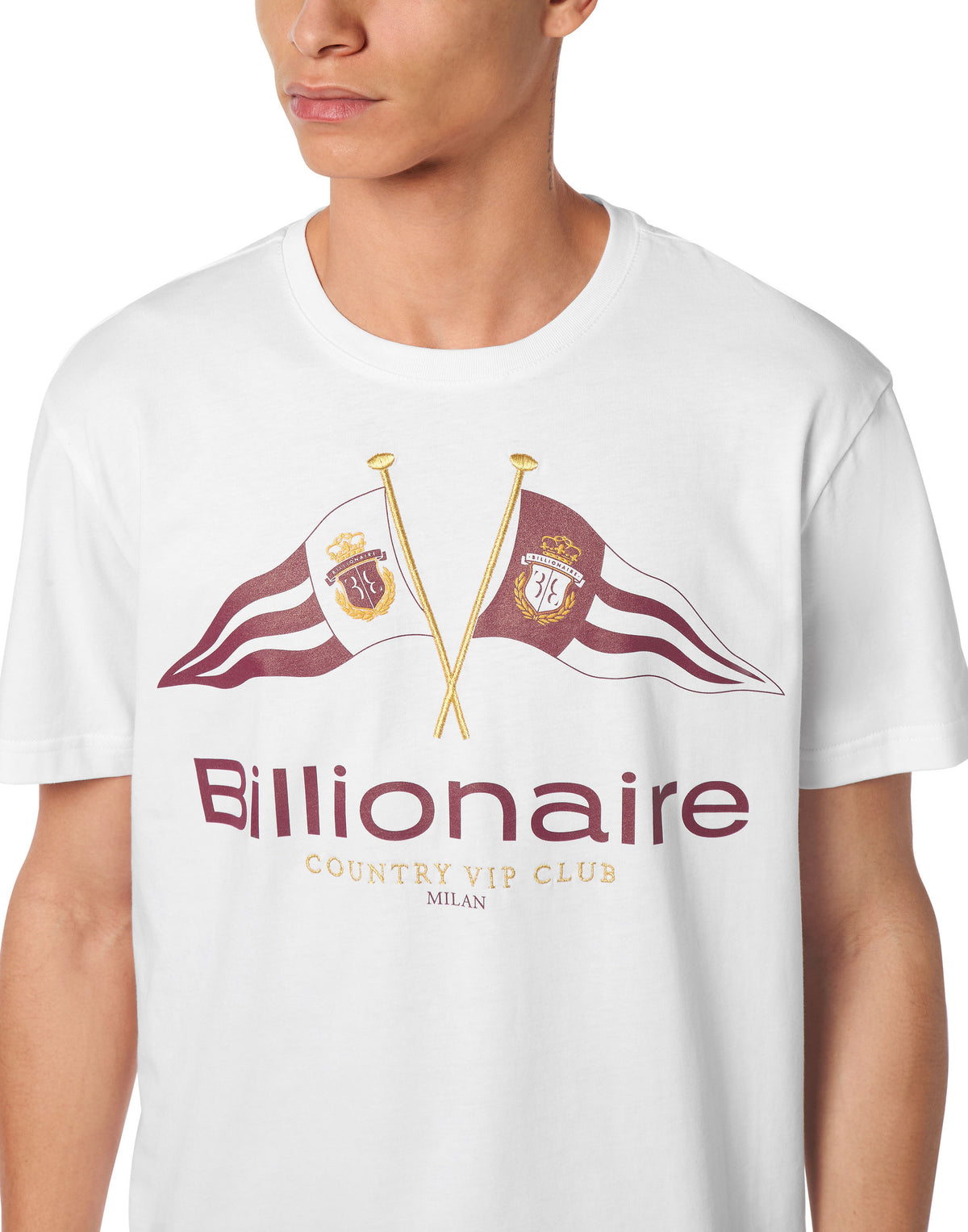 T-shirt Round Neck Flags