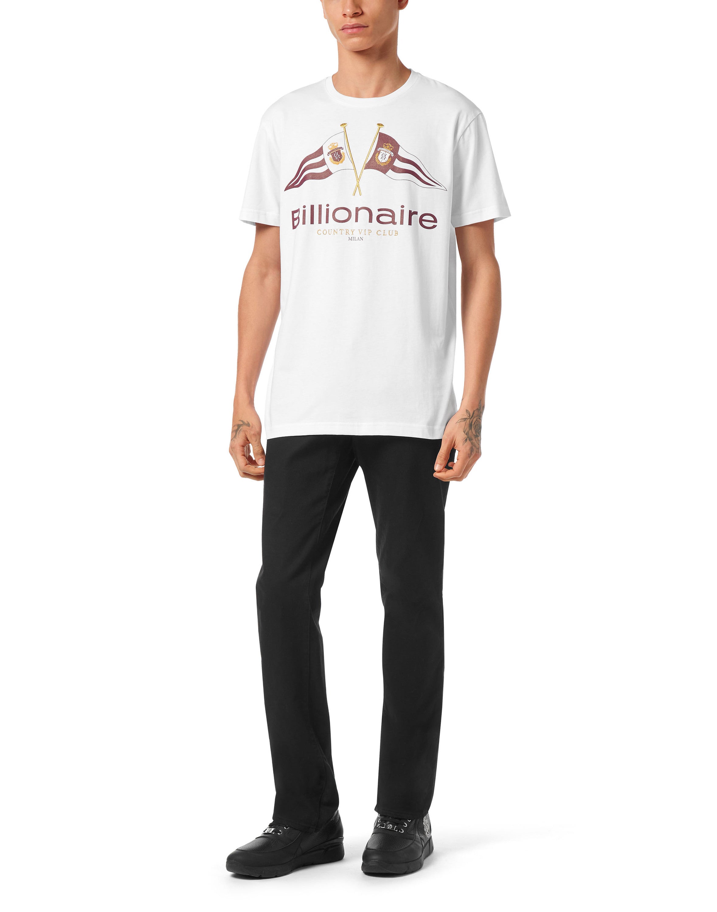T-shirt Round Neck Flags