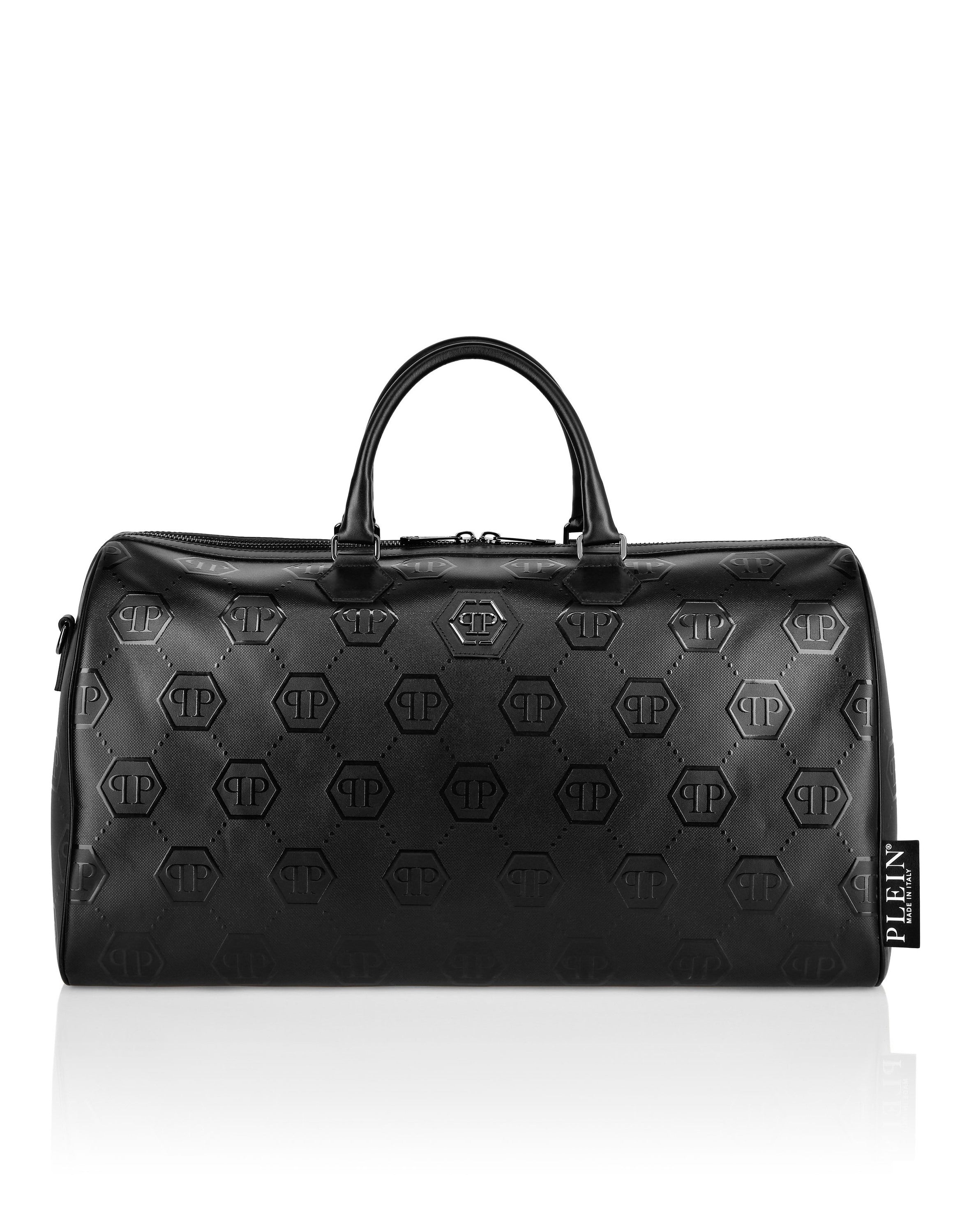 Nappa Handle Bag Weekend  Embossed Monogram
