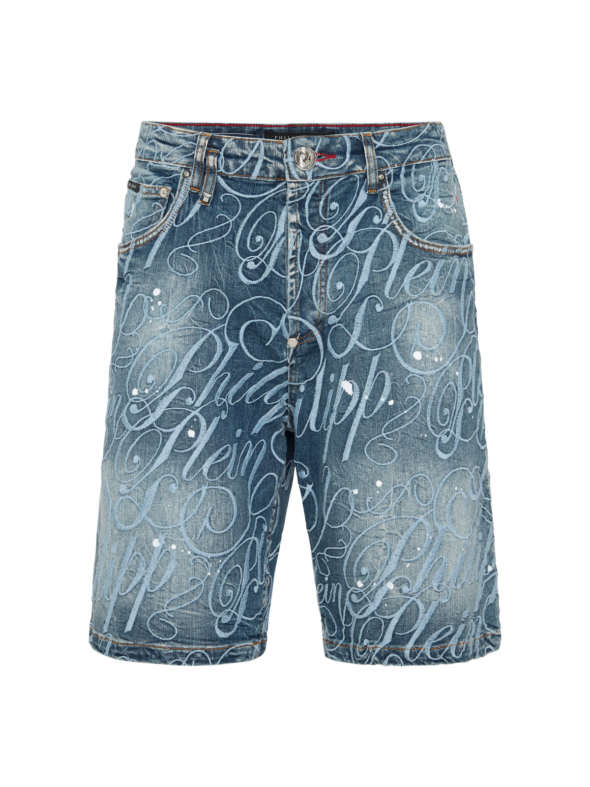 Denim Shorts Formentera Logo
