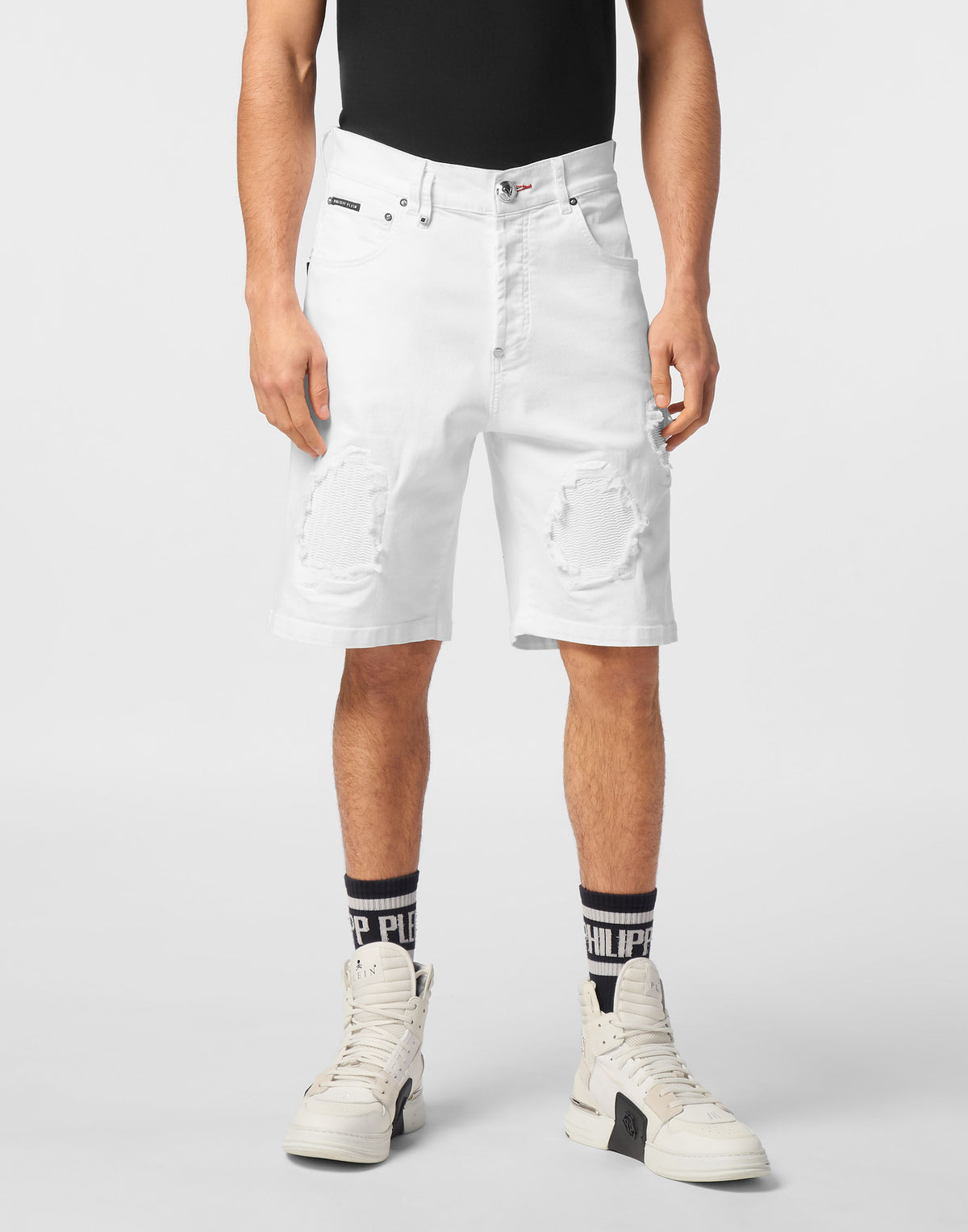 Denim Shorts Formentera Distressed