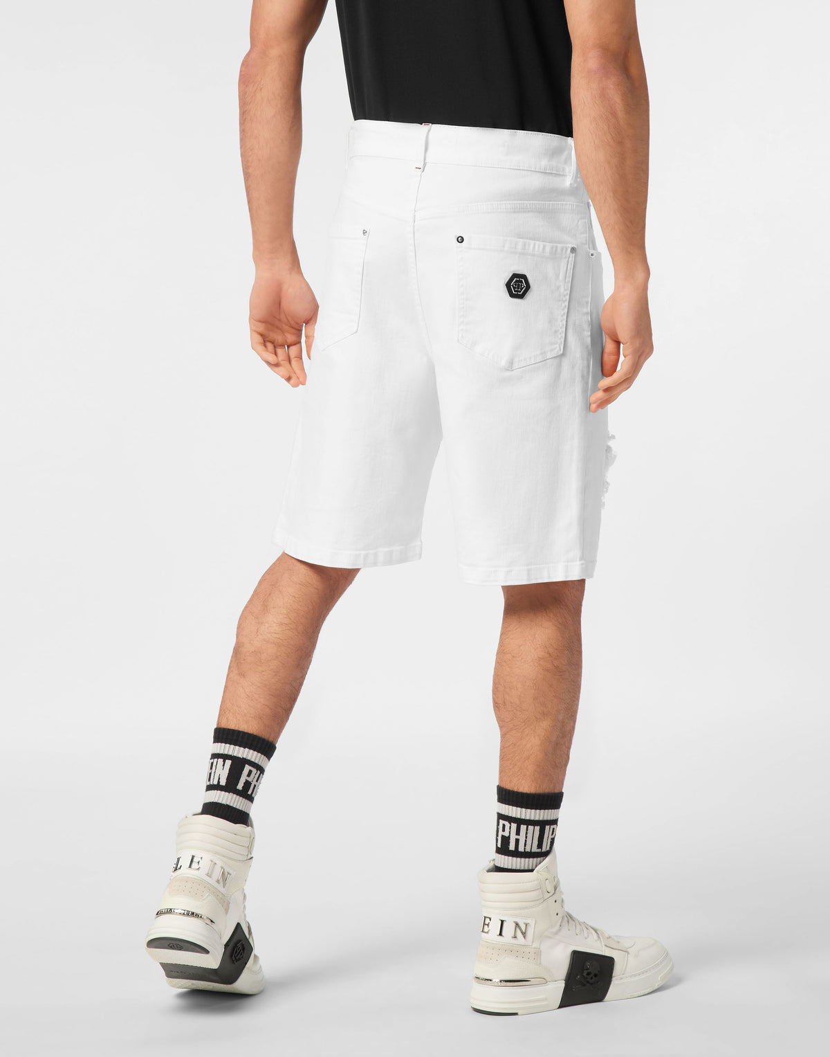 Denim Shorts Formentera Distressed