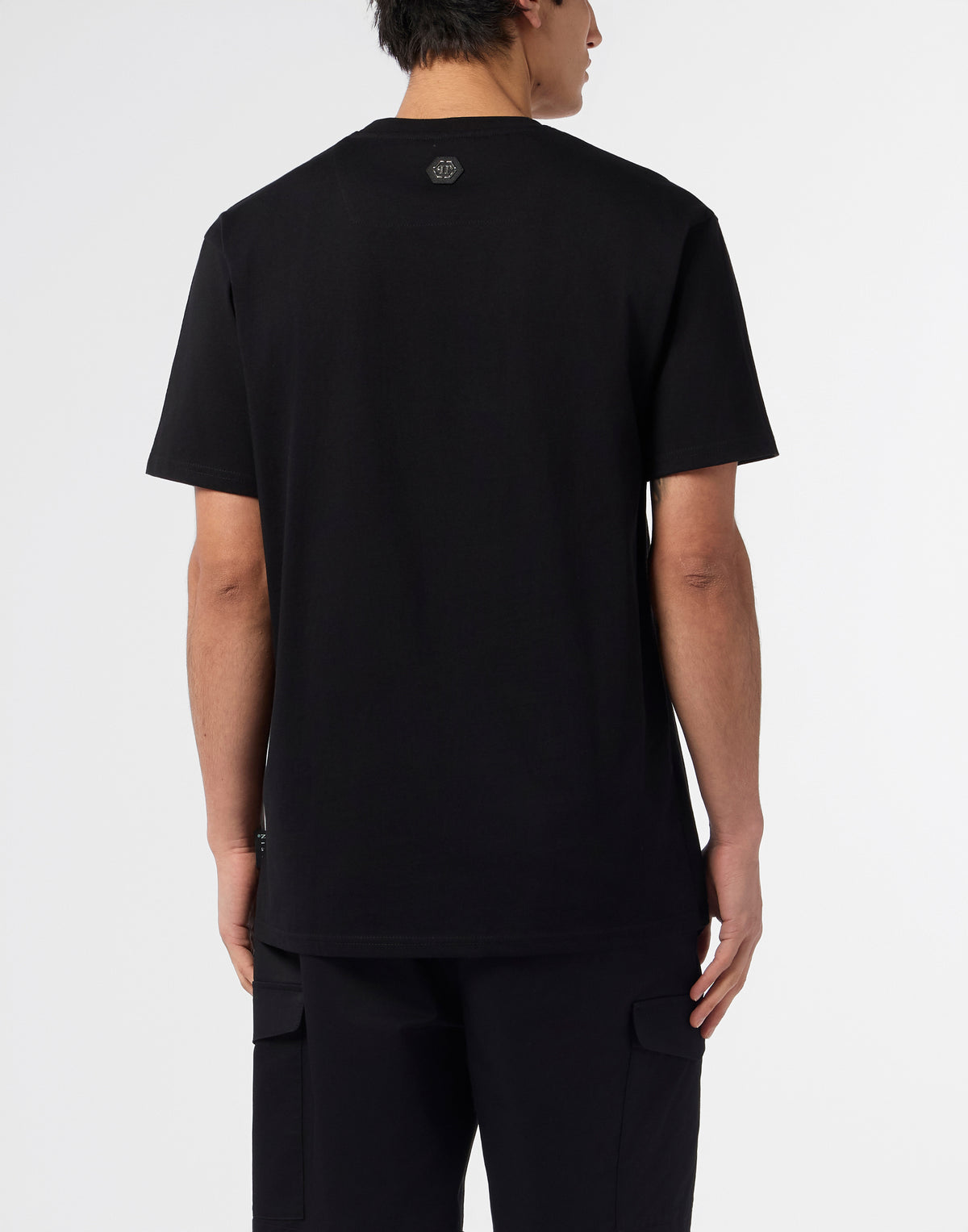 Round Neck T-Shirt Hexagon Line